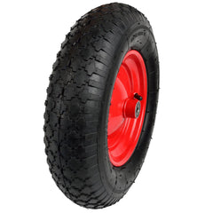 Koleso na fúrik 4.00-8/2PR s červeným ráfikom