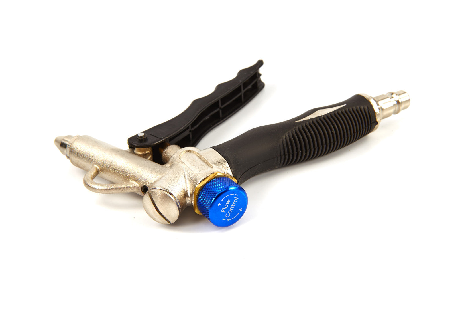 Ofukovacia pištoľ s regulátorom prietoku