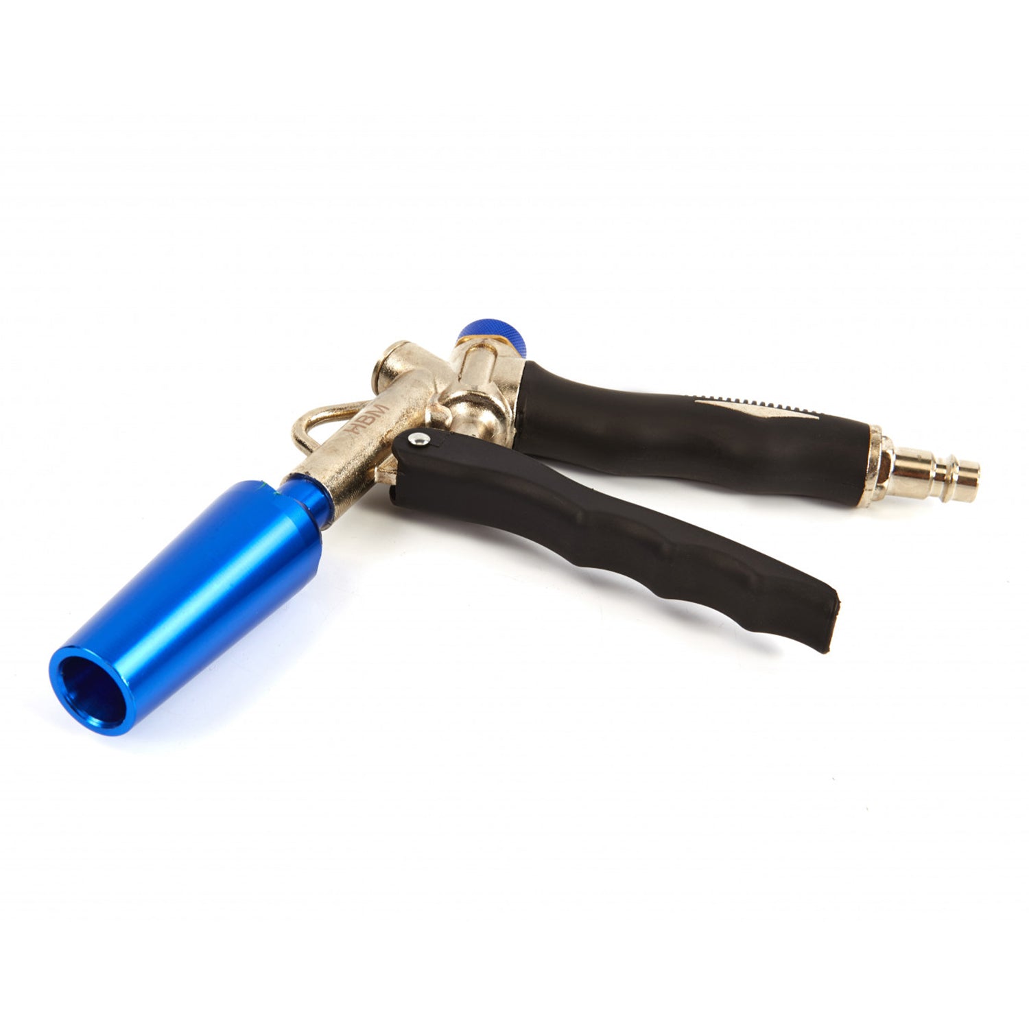 Ofukovacia pištoľ s regulátorom prietoku turbo