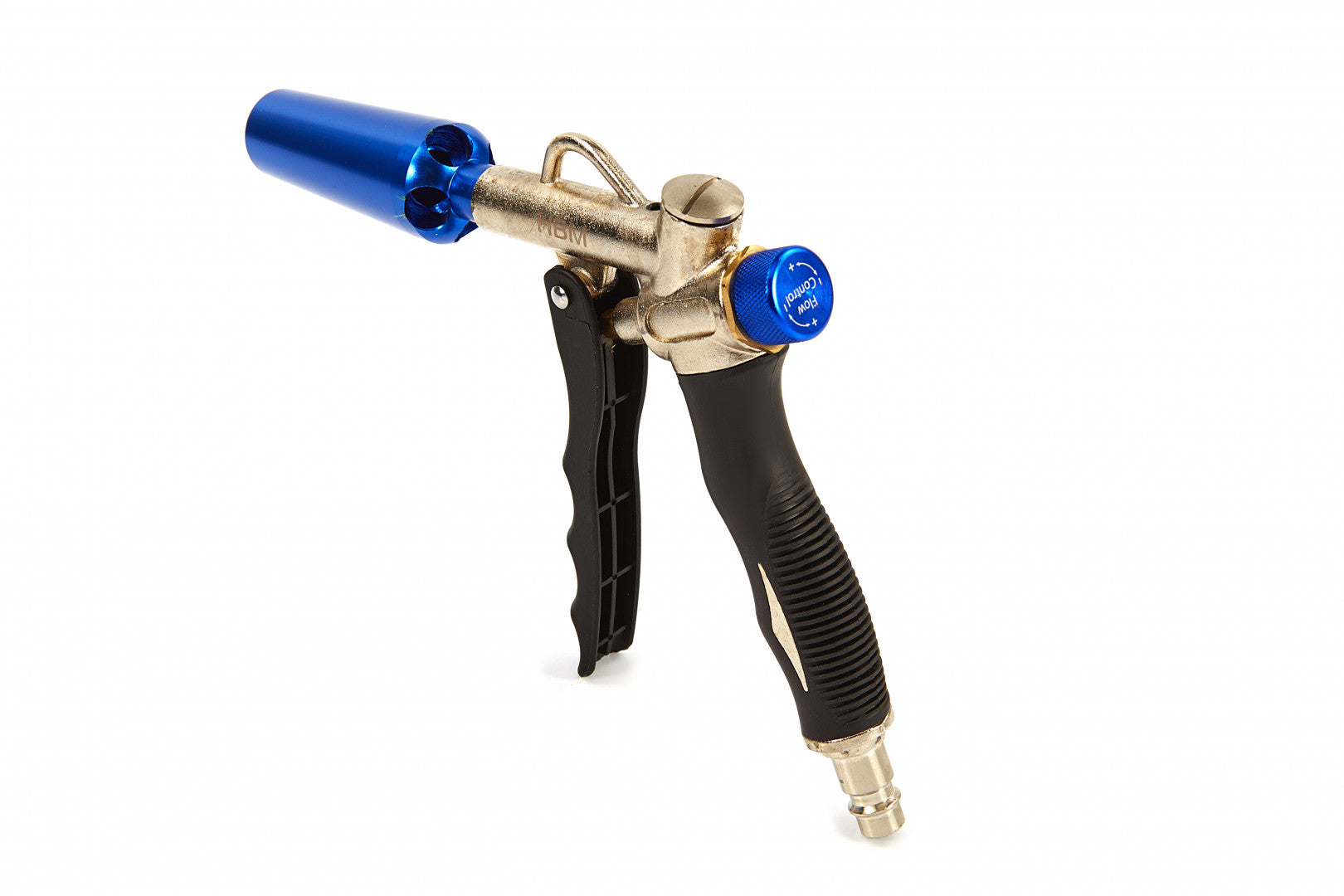 Ofukovacia pištoľ s regulátorom prietoku turbo