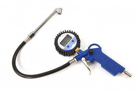Pištoľ na hustenie pneumatík s digitálnym manometrom HBM