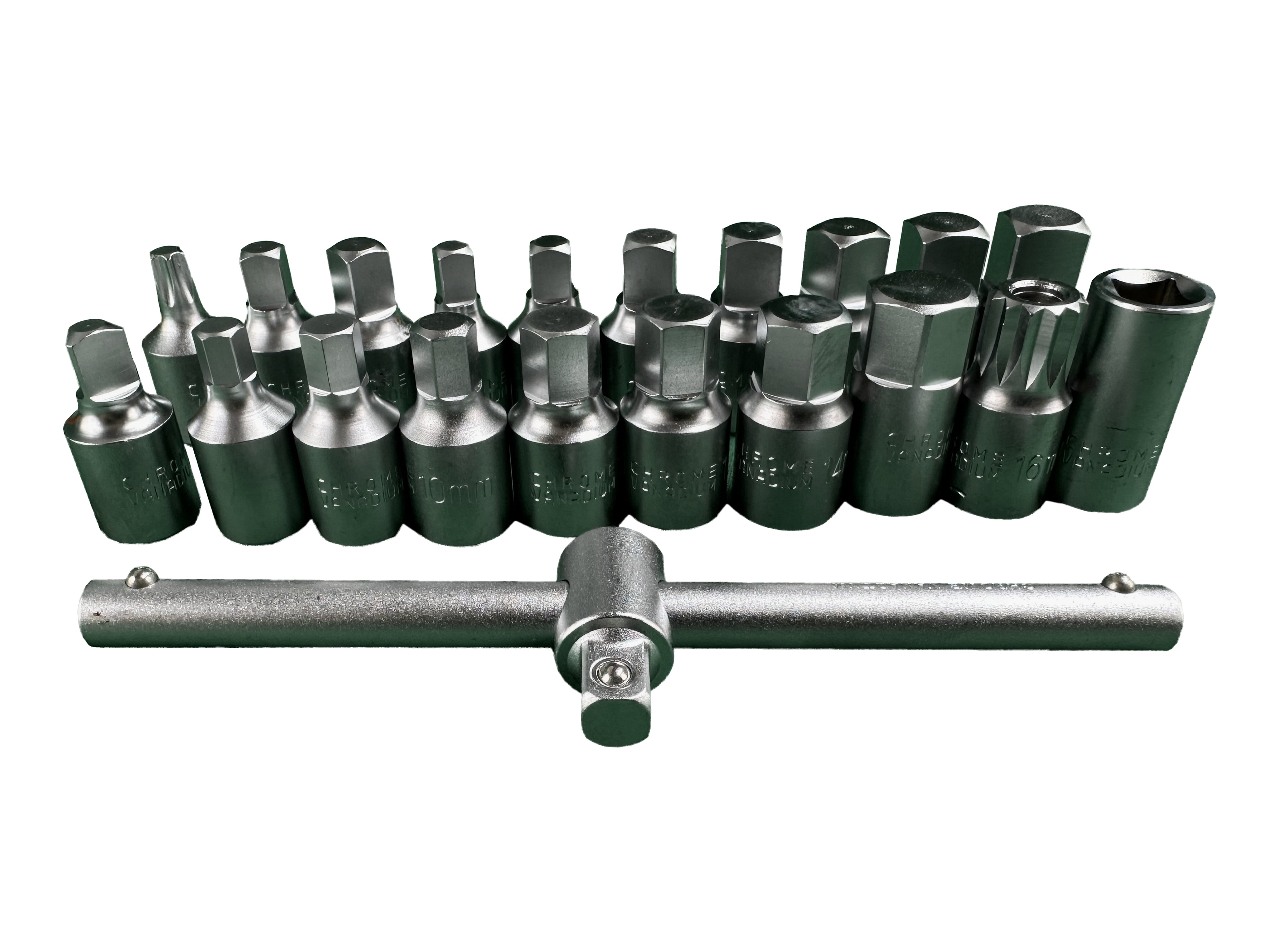 Sada kľúčov - nadstavcov na zátky olejových vaní 21ks Gebo Tools