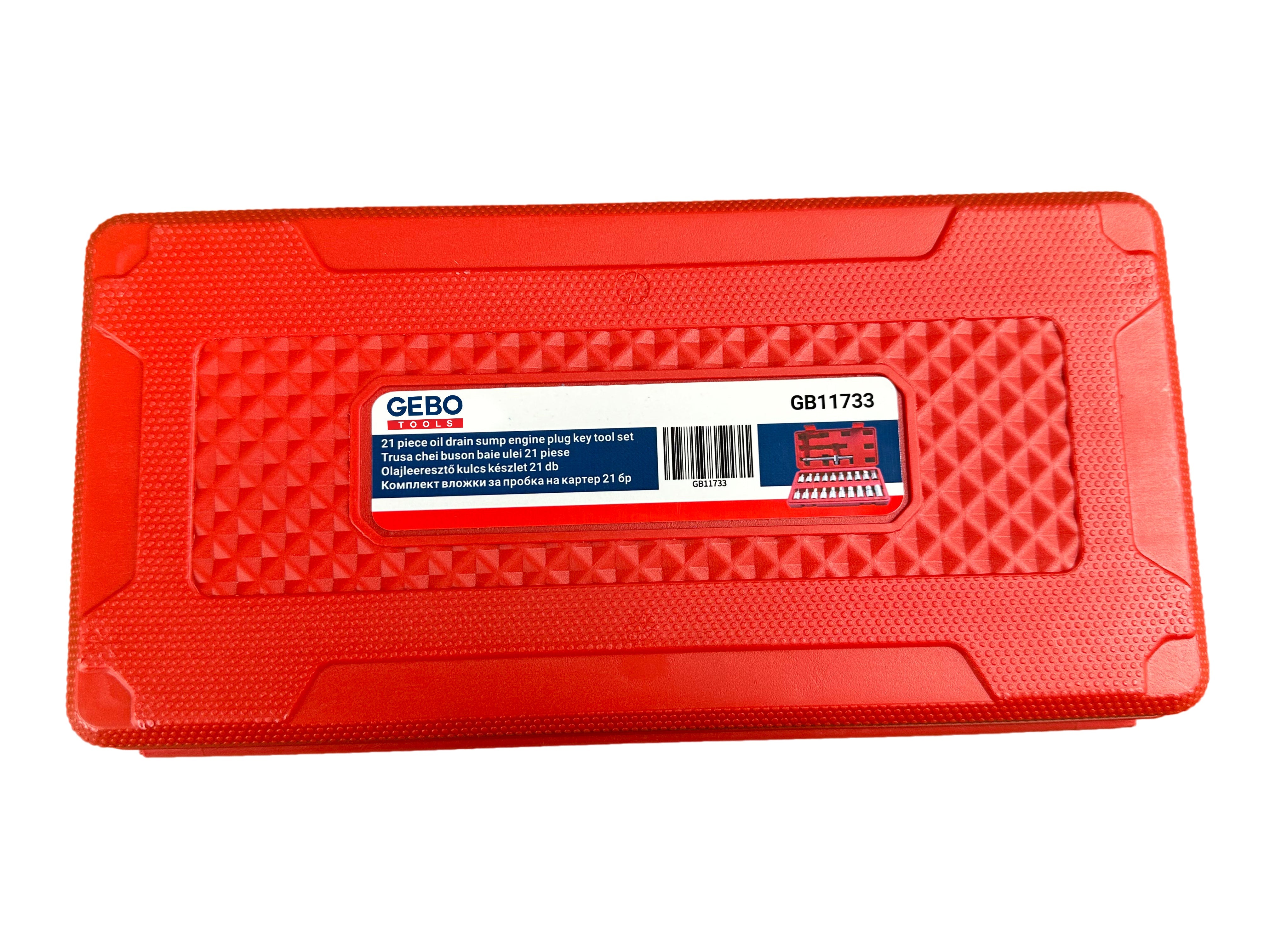 Sada kľúčov - nadstavcov na zátky olejových vaní 21ks Gebo Tools