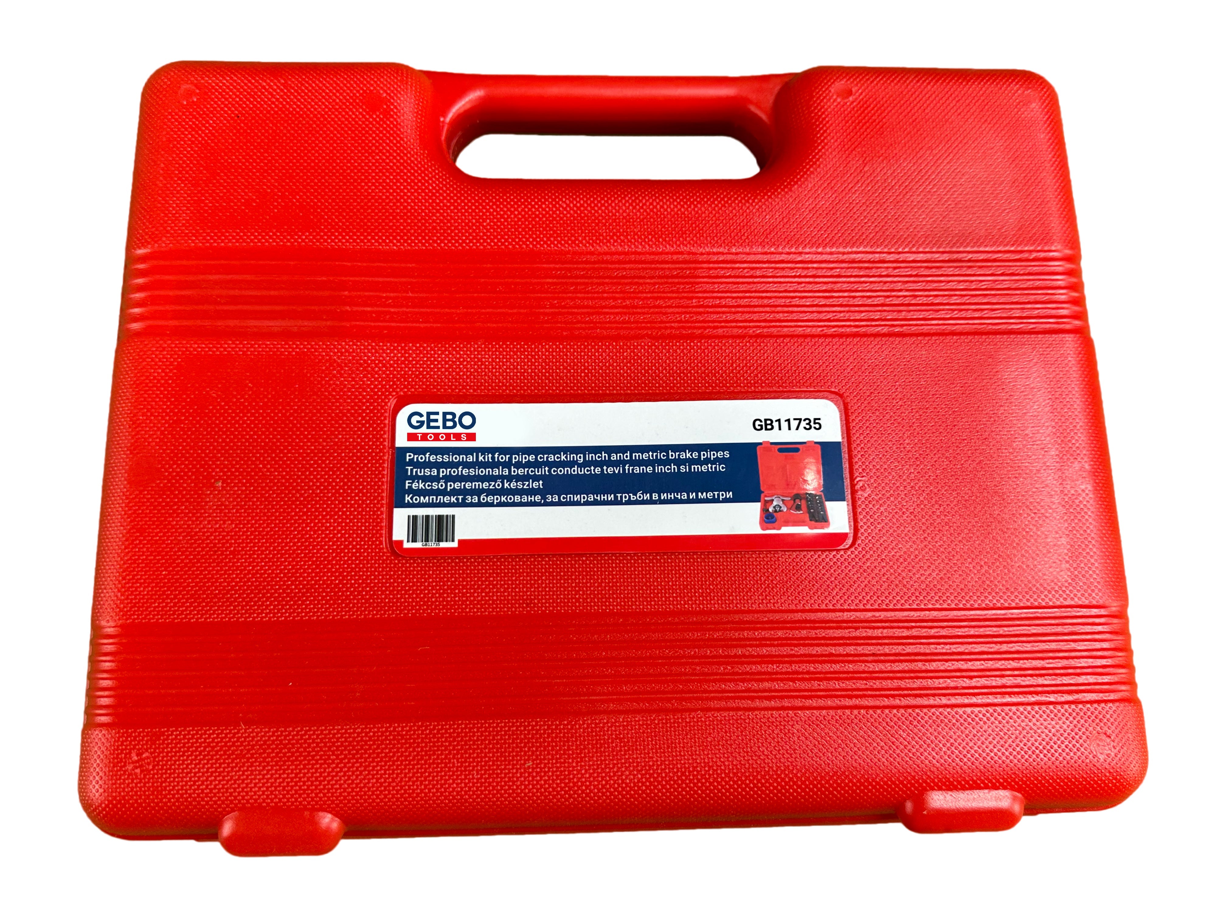 Profesionálna pertlovacia sada na rozšírenie brzdových trubiek - palcový aj metrický systém Gebo Tools