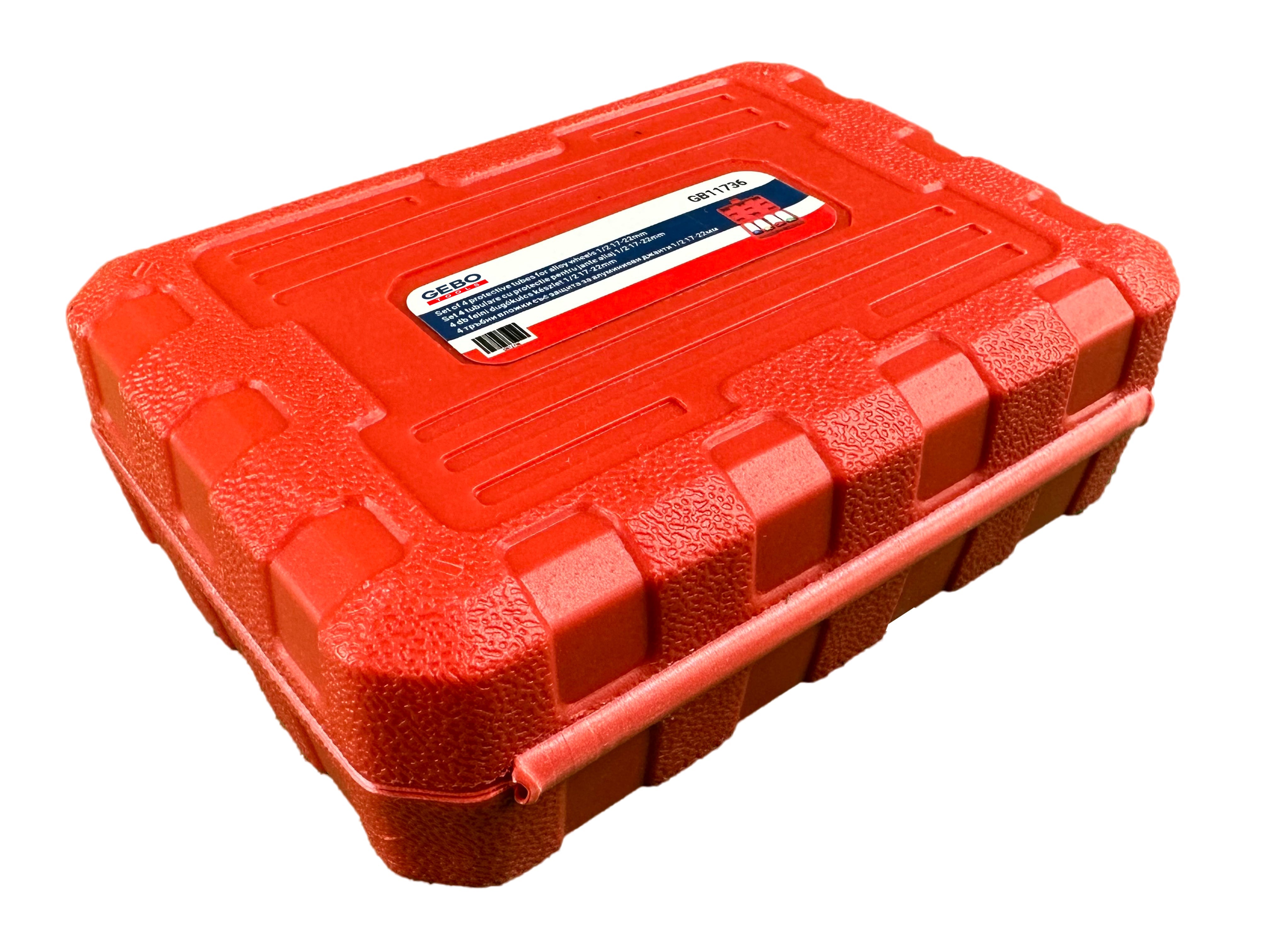 Sada 4 hlavíc s ochranou pre zliatinové disky 1/2", 17–22 mm – Gebo Tools