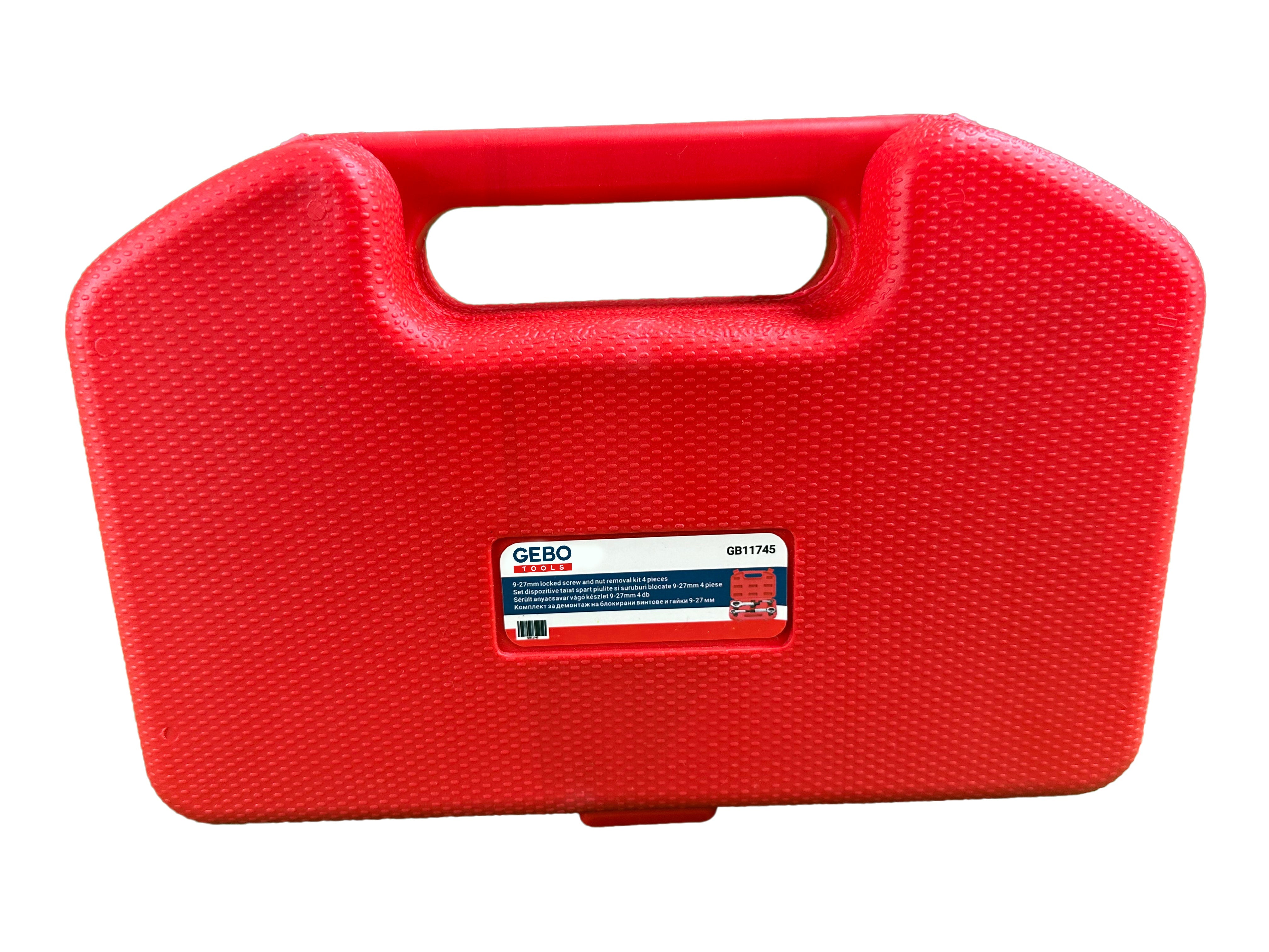 Sada nástrojov na rezanie/zničenie zablokovaných matíc a skrutiek 9–27 mm, 4 kusy – Gebo Tools