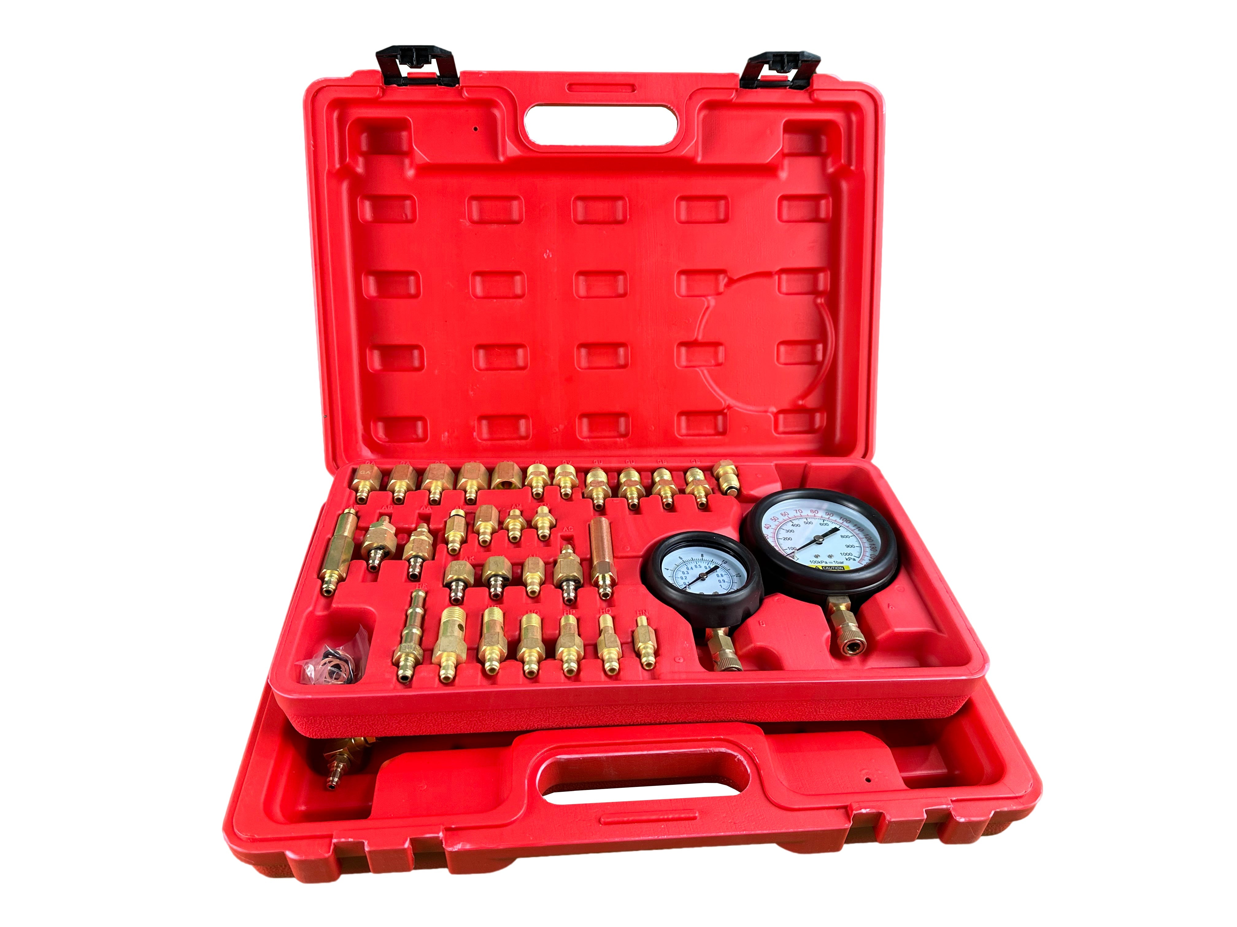 Tester tlaku paliva pre dieslové a benzínové motory Gebo Tools