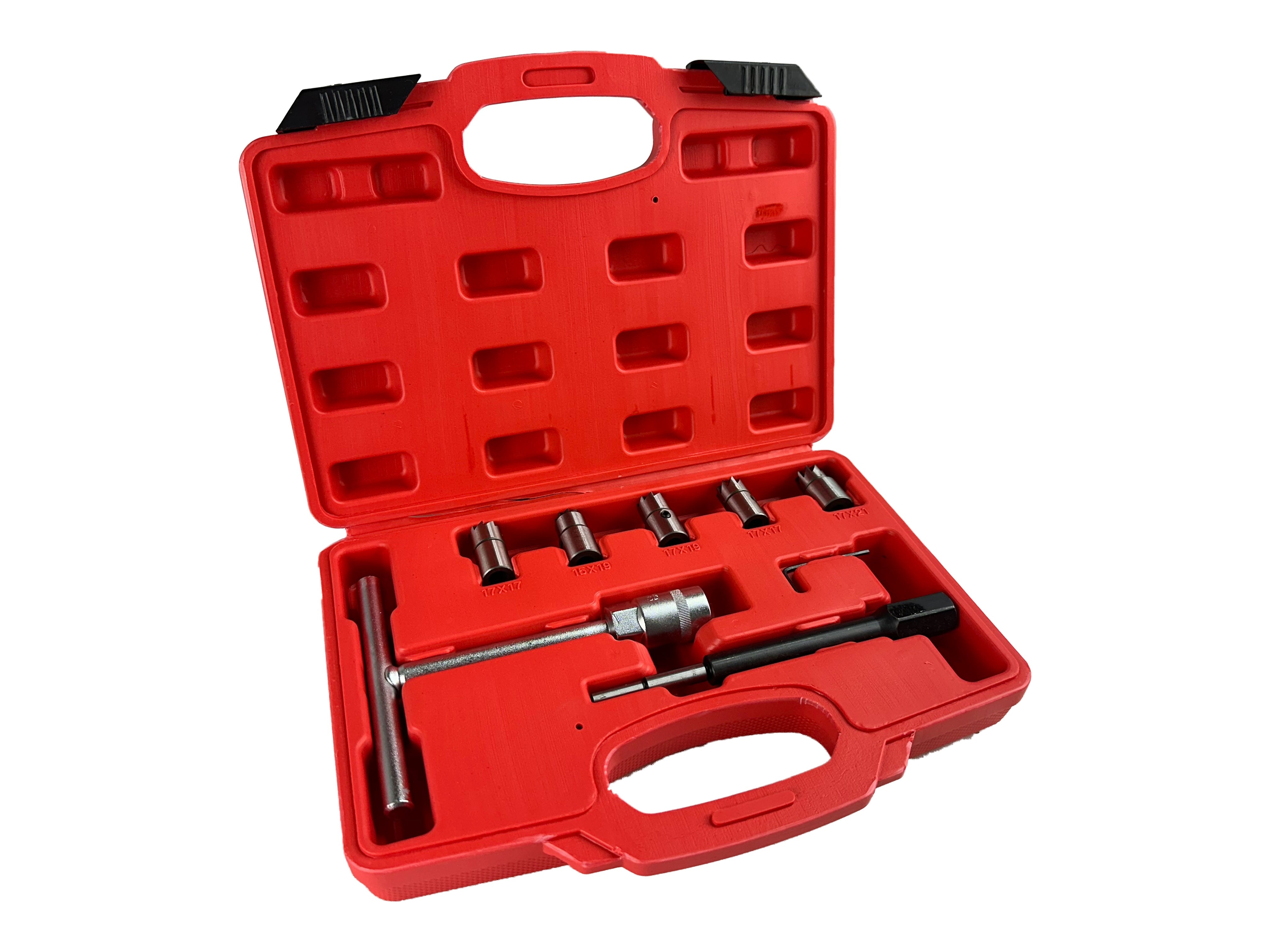 Sada fréz na čistenie sediel vstrekovačov – 7 kusov Gebo Tools