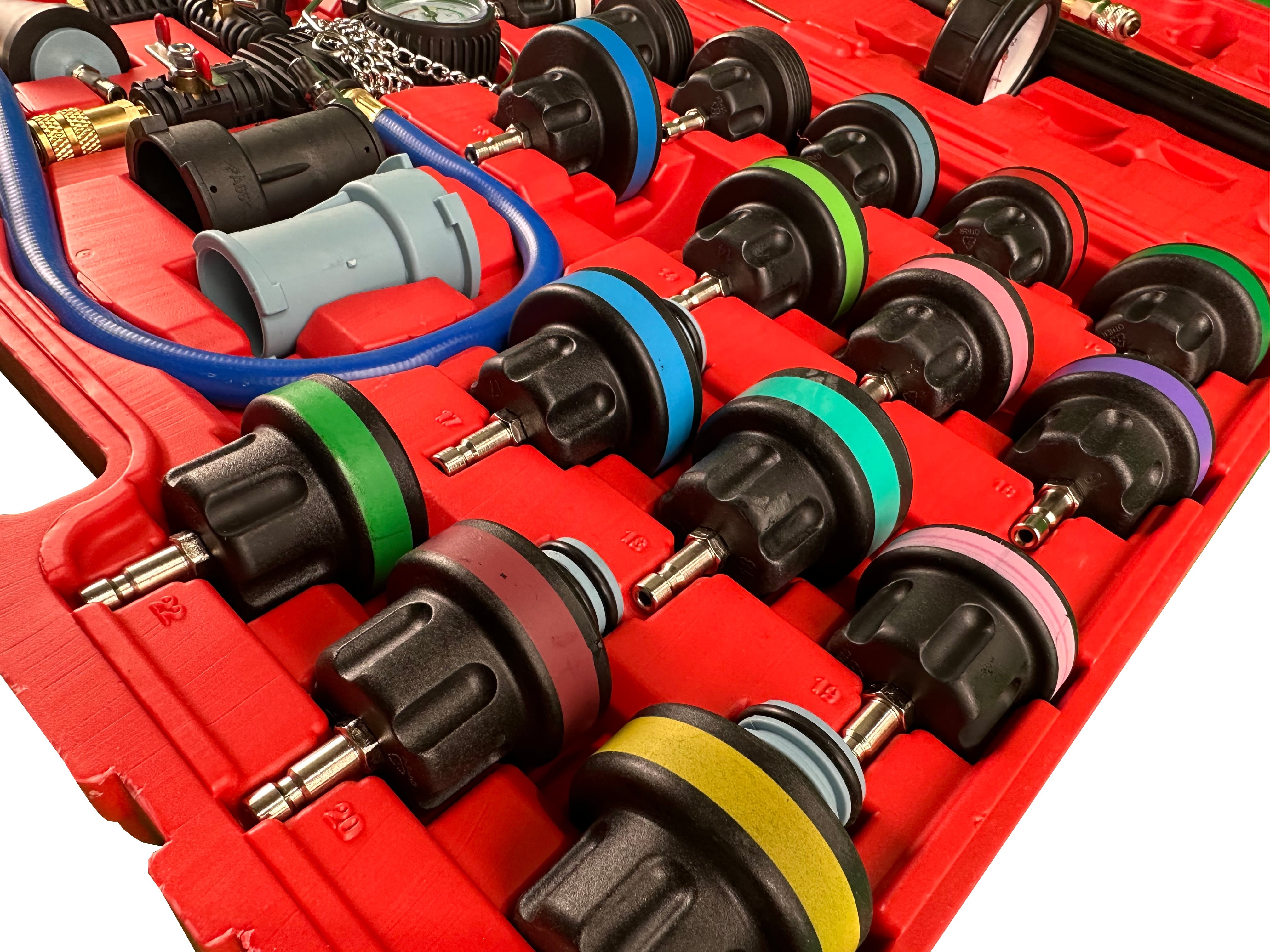 Tester - diagnostika chladiaceho systému 28ks Gebo Tools