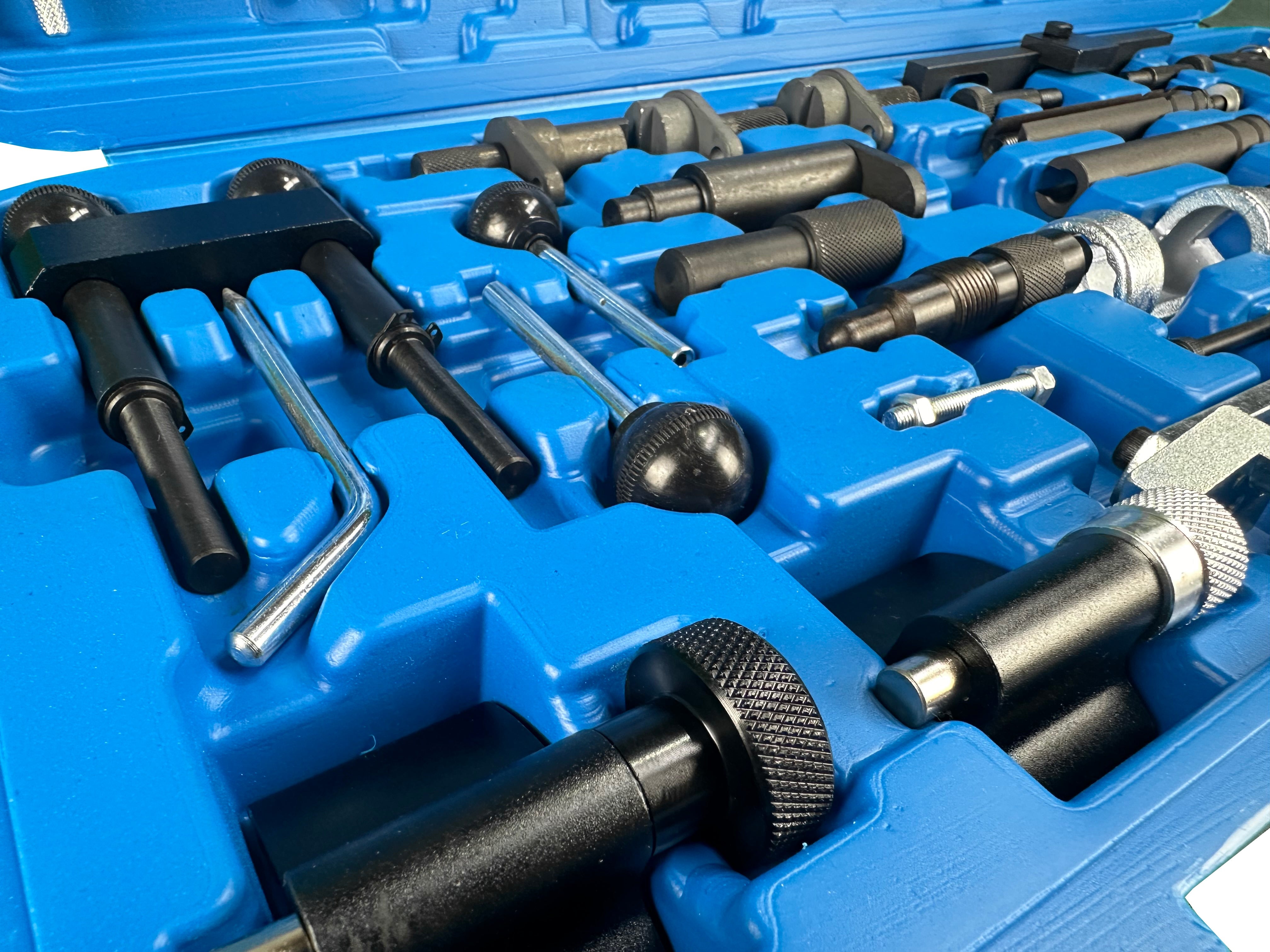 Sada na aretáciu a blokovanie rozvodov diesel a benzín VW Audi Seat Škoda 1.2 1.4 1.6 1.9 2.0 2.5 3.3 Gebo Tools