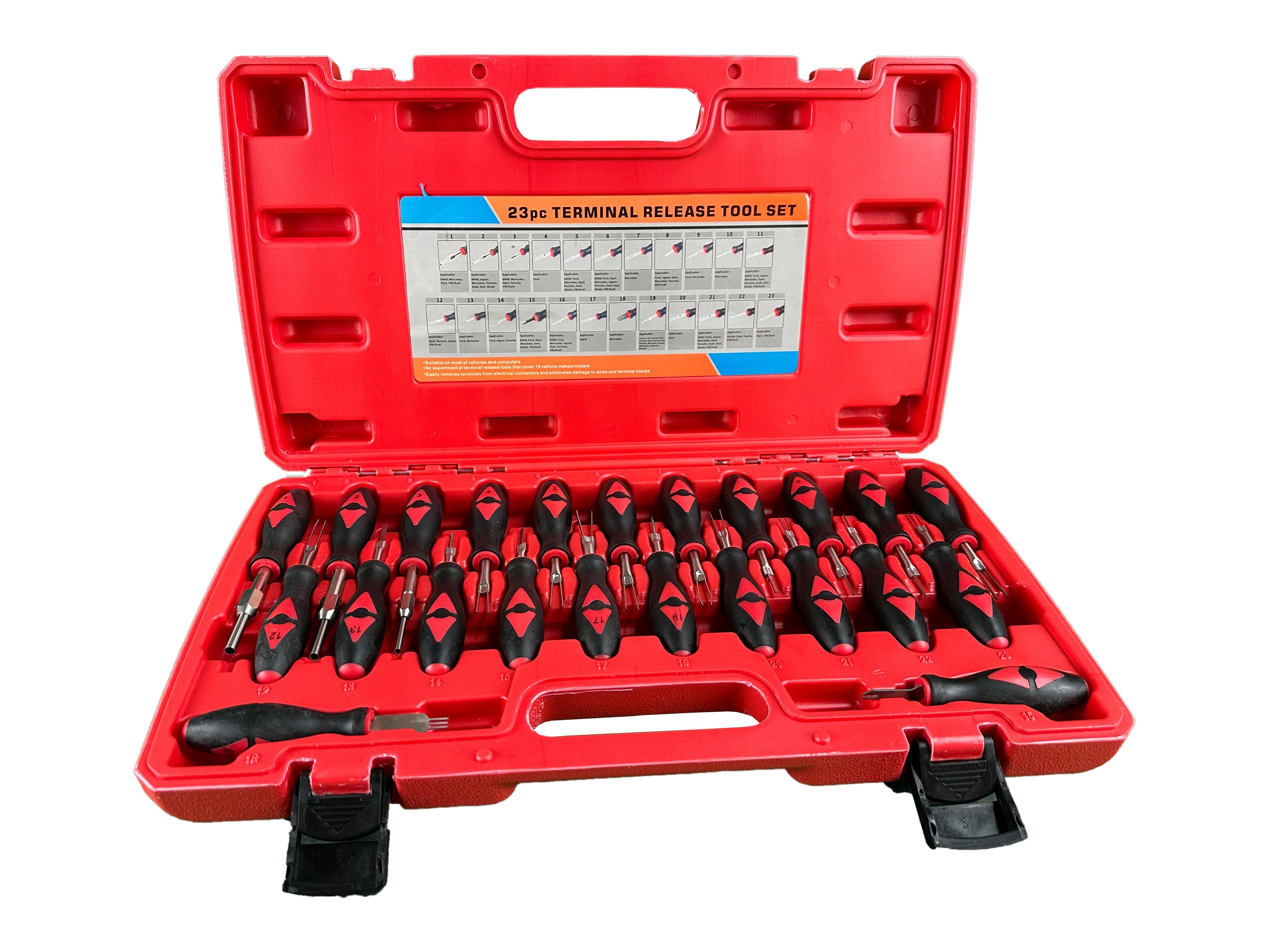 Sada vyťahovačov na demontáž pinov a konektorov 23ks Gebo Tools