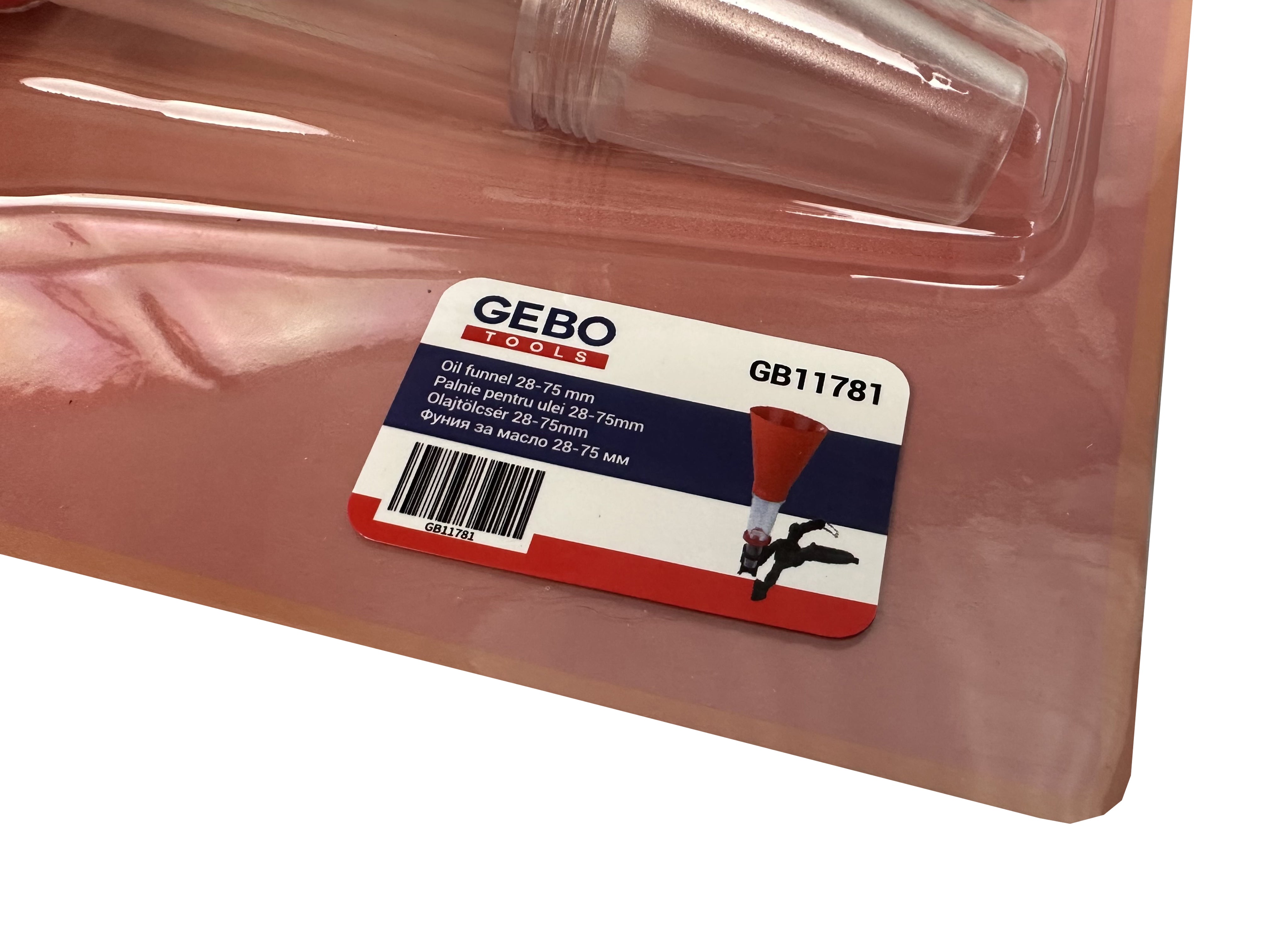 Lievik na olej 28 - 75mm Gebo Tools
