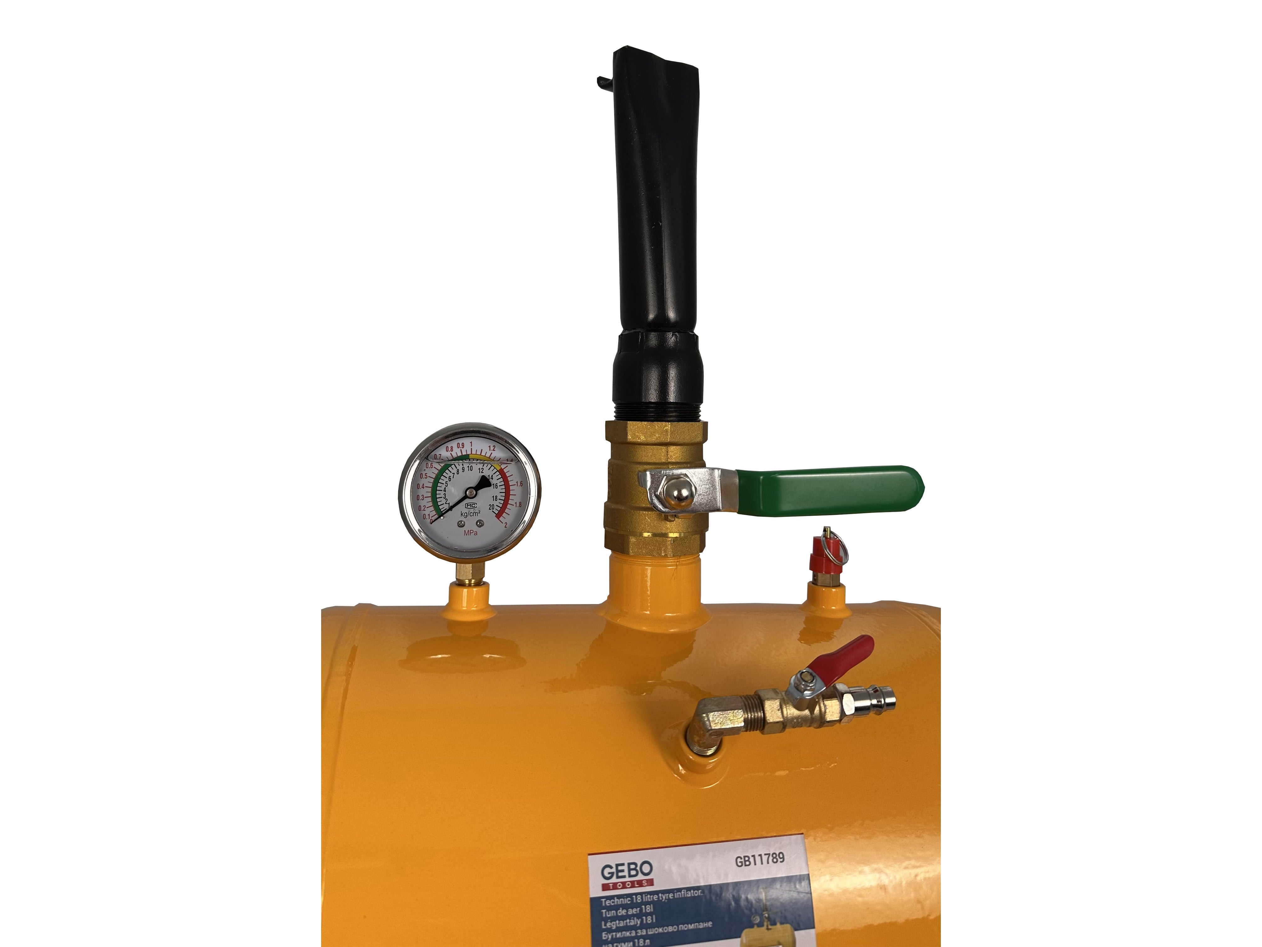 Vzduchová expanzná nádoba, vzduchové delo 18l Gebo Tools
