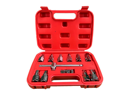 Sada kľúčov - nadstavcov na zátky olejových vaní 12ks Gebo Tools