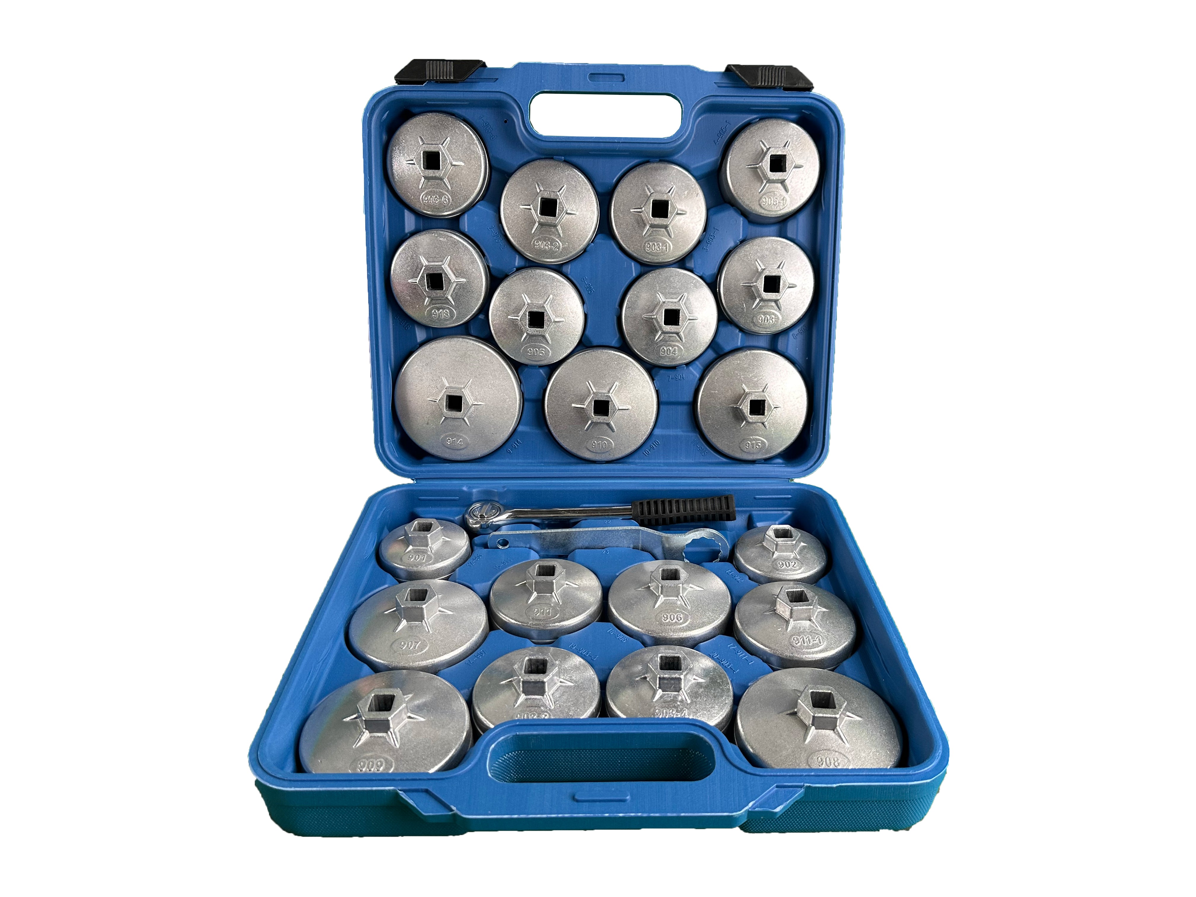 Sada hliníkových kľúčov na olejové filtre 23ks Gebo Tools