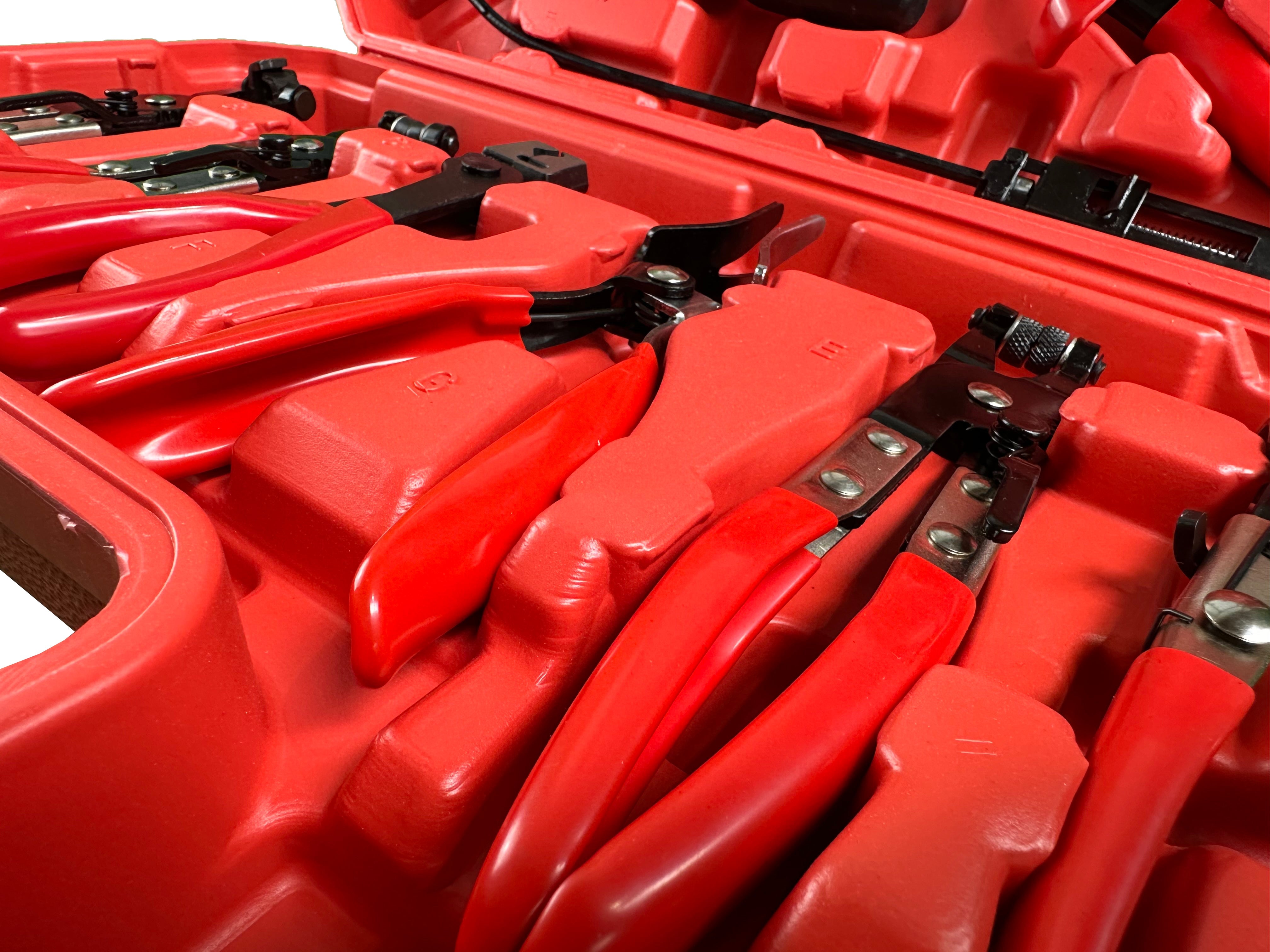 Sada klieští na hadicové spony v aute 9ks Gebo Tools