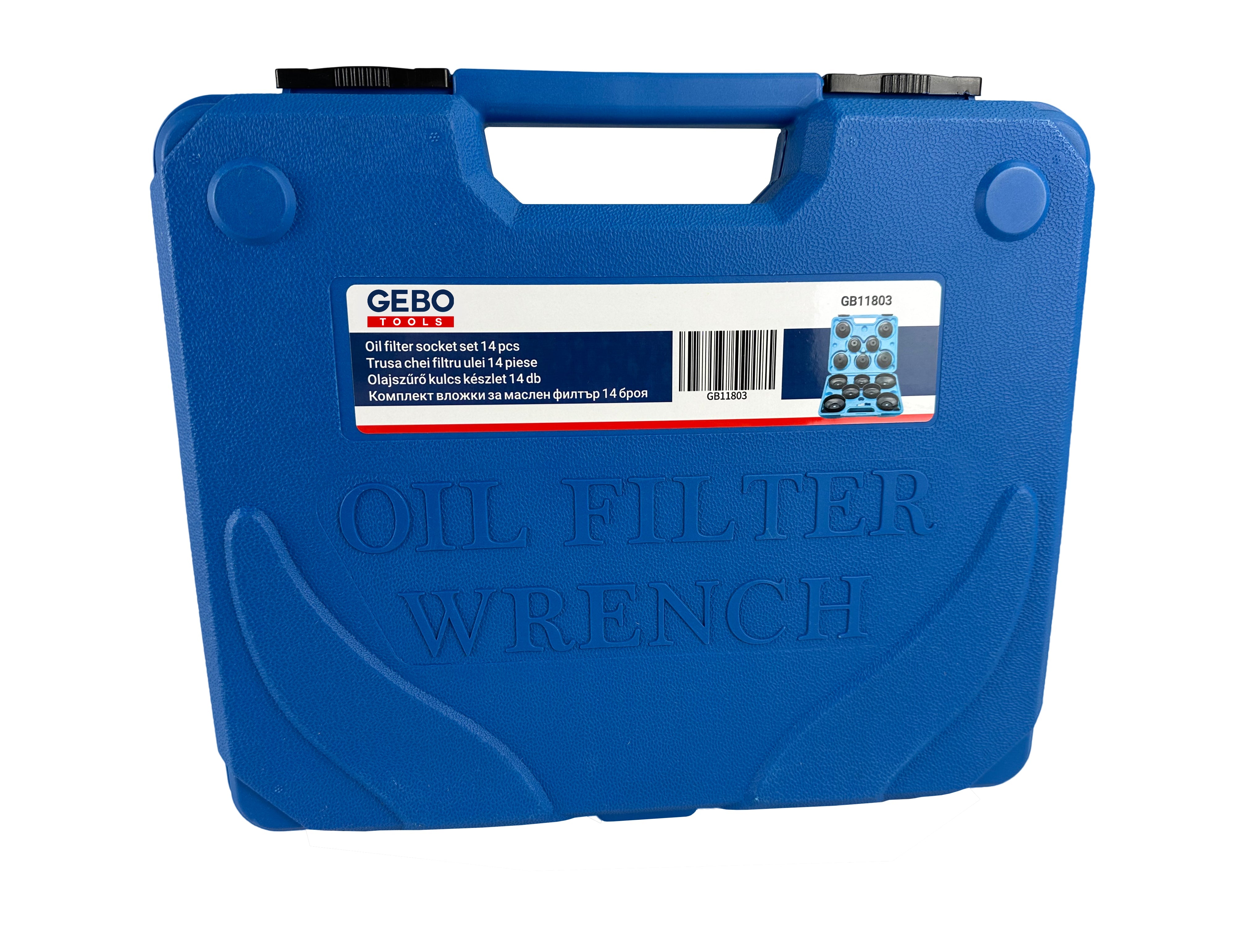 Sada kľúčov na olejové filtre 14ks Gebo Tools