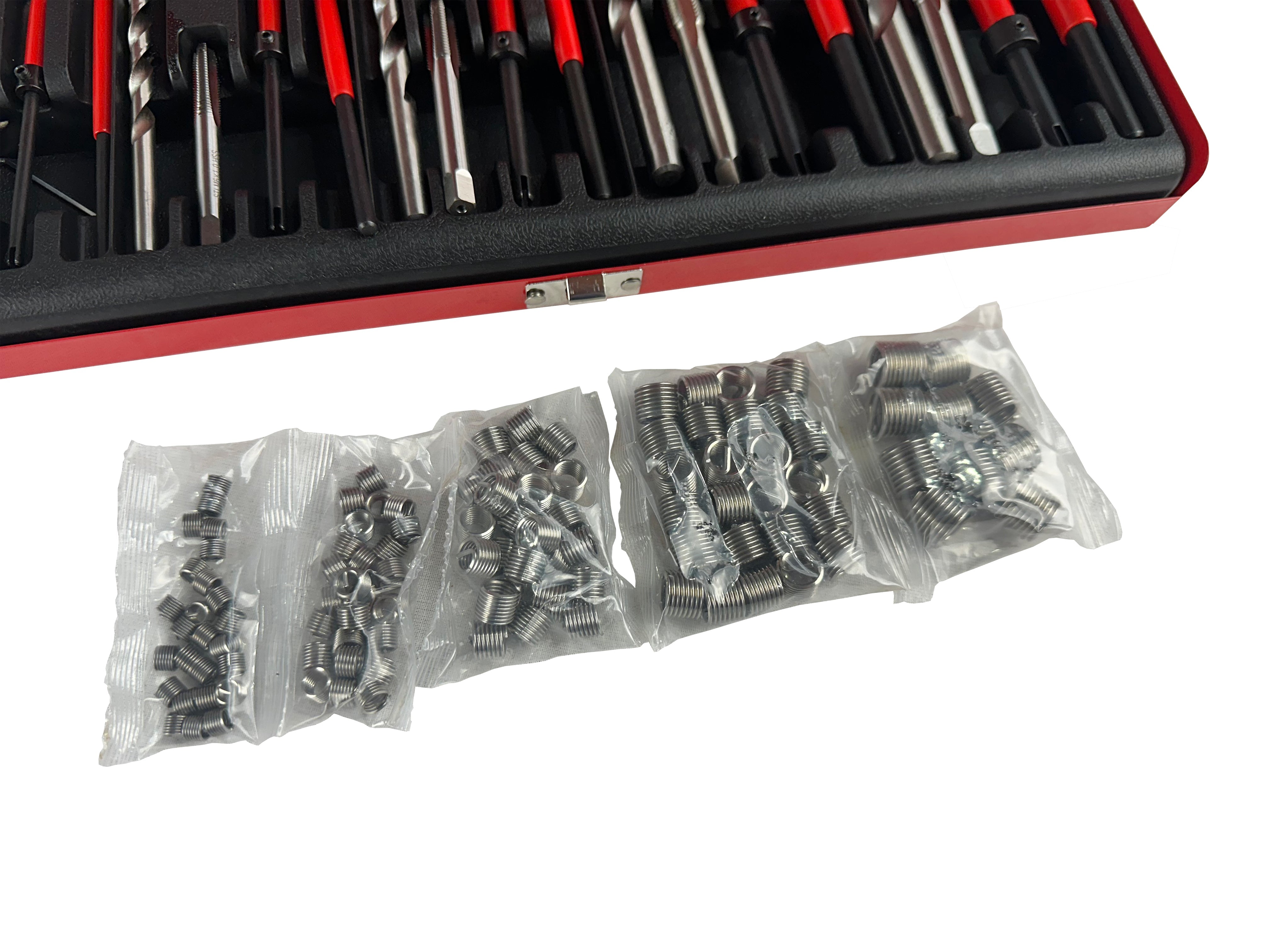 Sada na opravu závitov M5, M6, M8, M10, M12, 131ks Gebo Tools