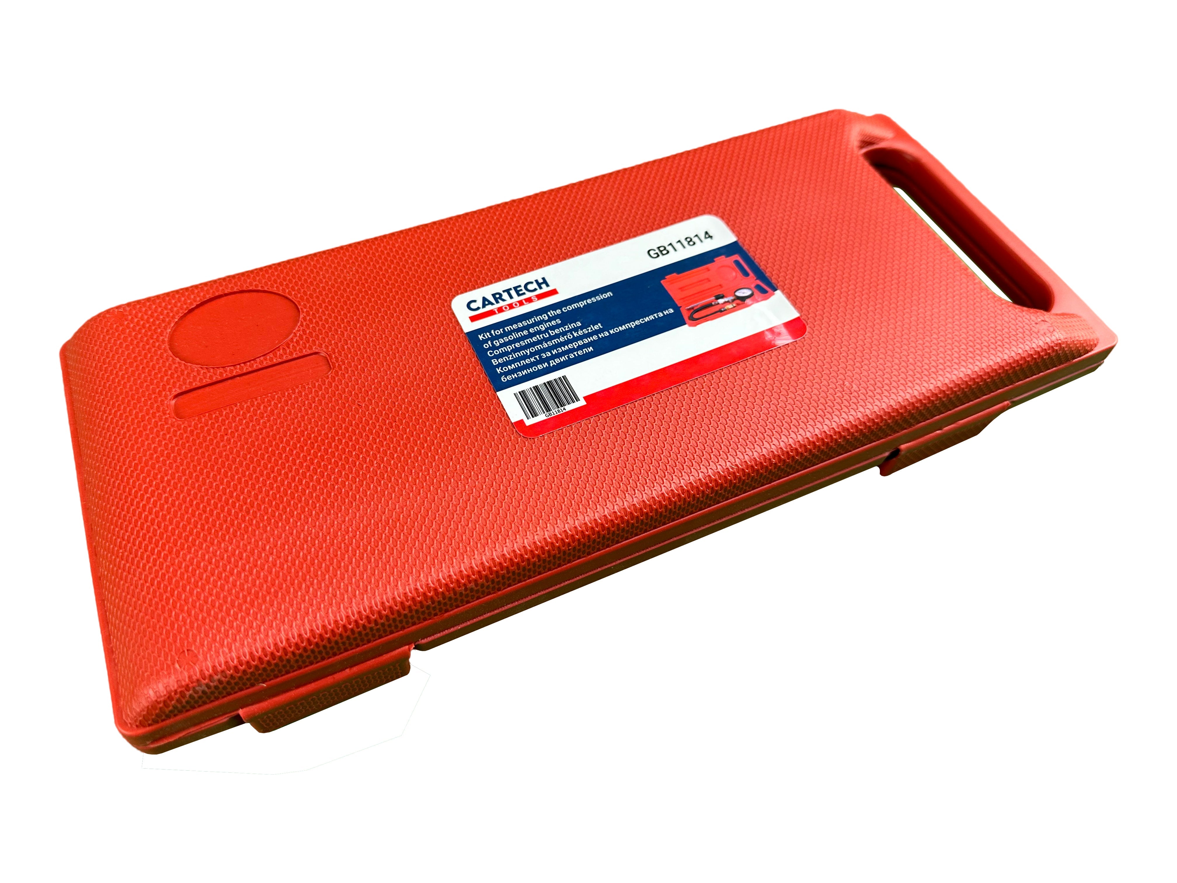 Tester kompresie - kompresiometer benzínových motorov Gebo Tools