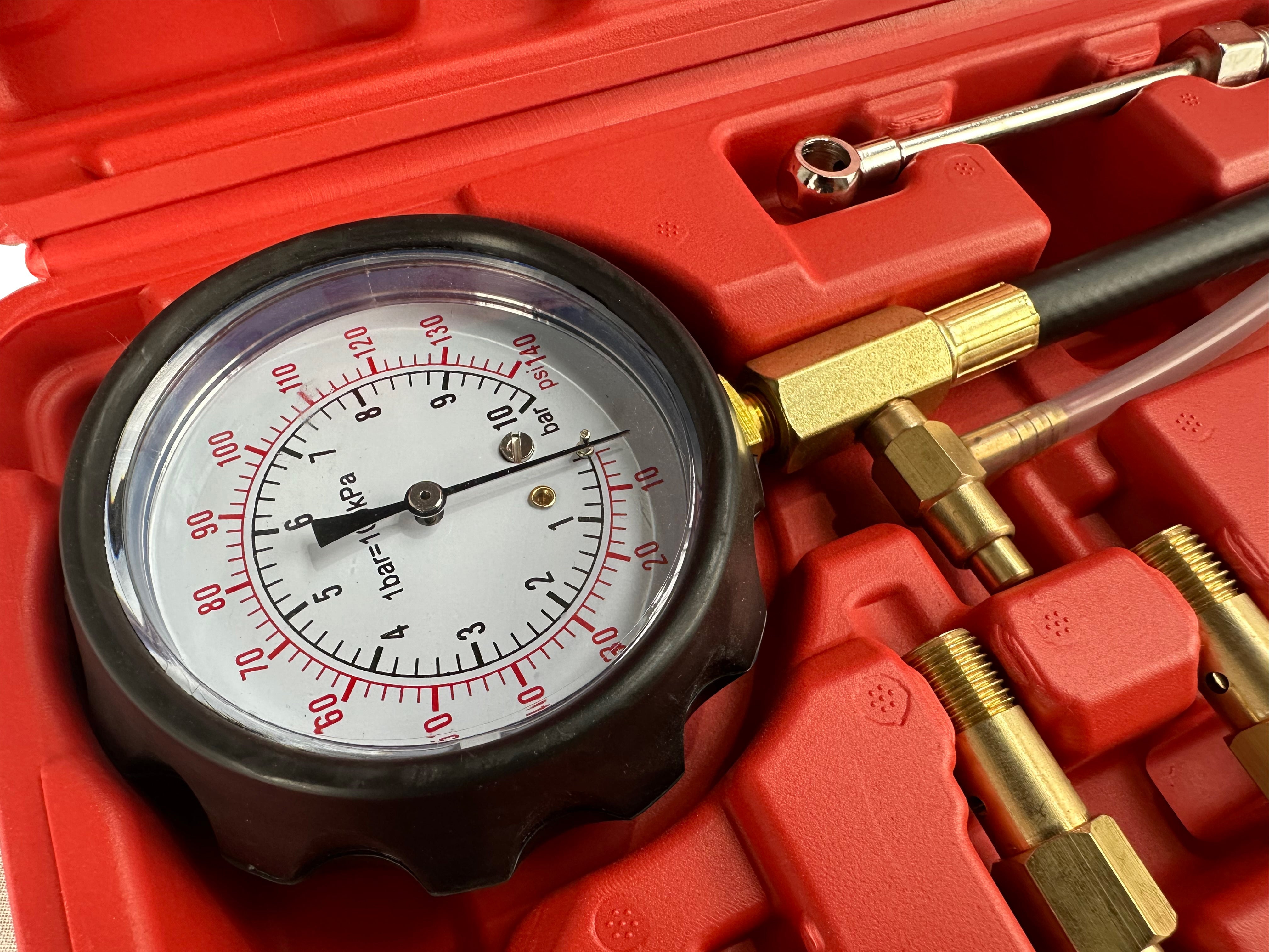 Sada na meranie - tester tlaku v paliva 21ks Gebo Tools