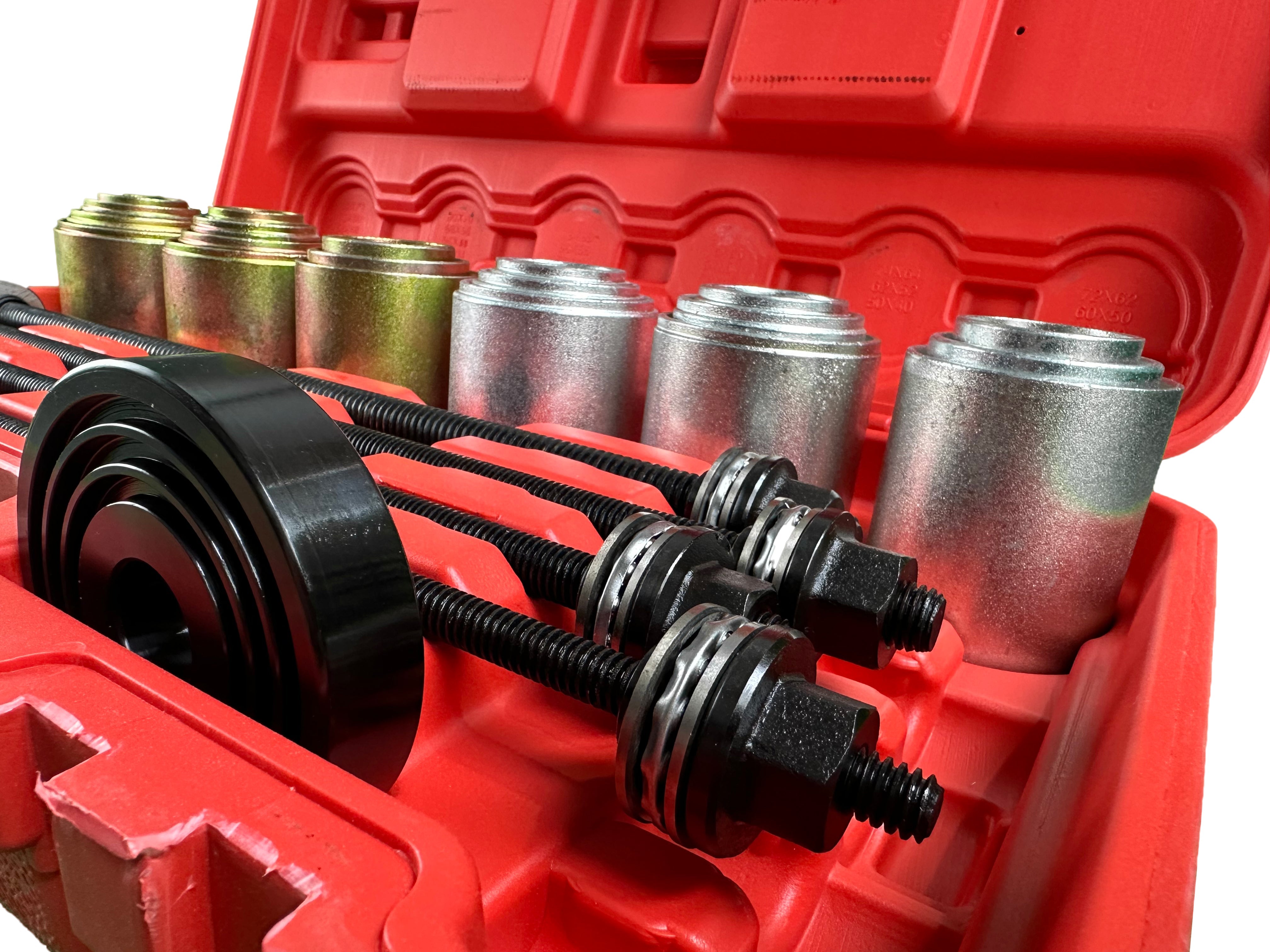 Sada na výmenu ložísk a silentblokov, 27ks Gebo Tools