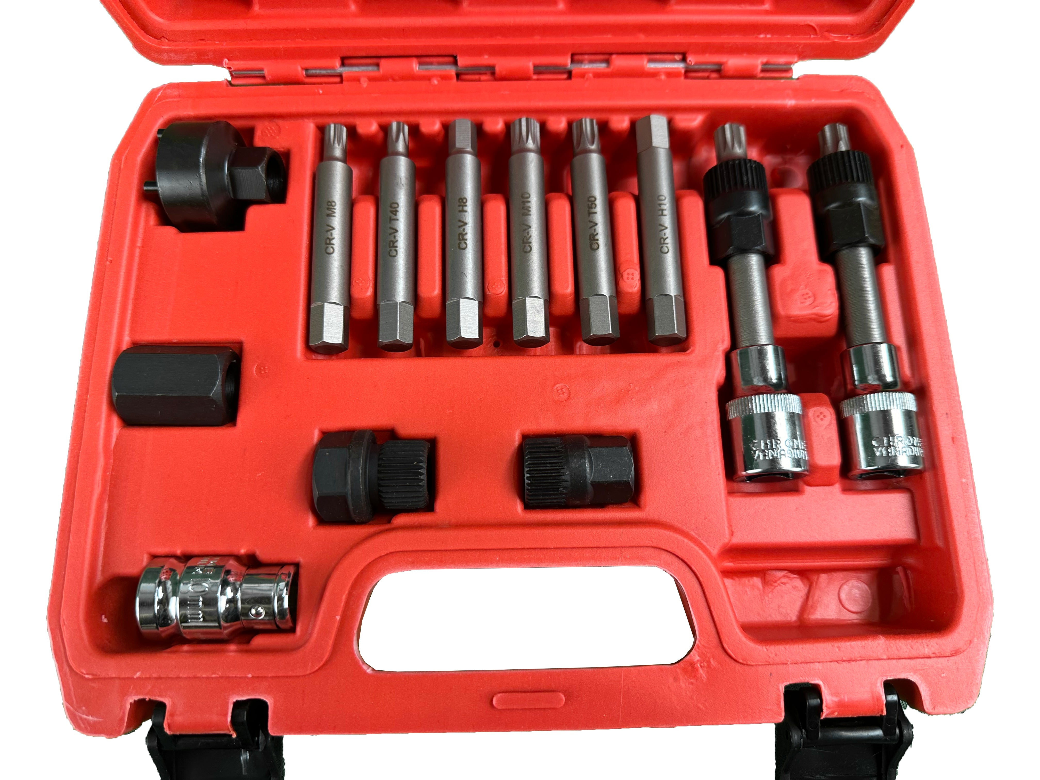 Sada kľúčov na montáž a demontáž remeníc alternátora, univerzálna, 13ks Gebo Tools