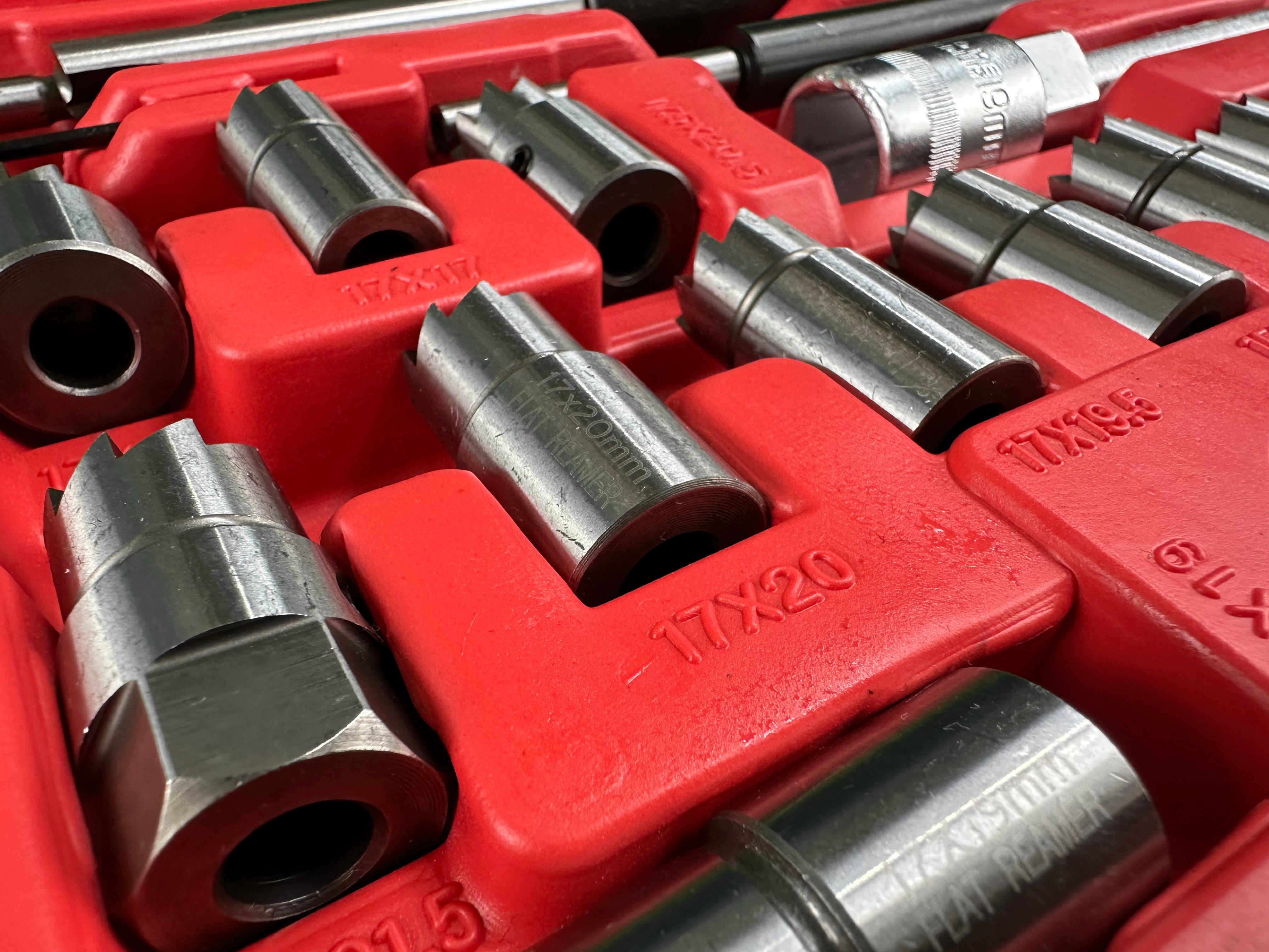 Sada fréz na sedlá vstrekovačov 17ks Gebo Tools