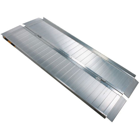 Prenosná skladacia hliníková rampa s dorazom 184cm dĺžka, 175cm šírka, Torso Holandsko