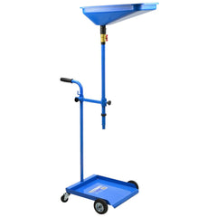 Zberná nádoba na olej s vozíkom a poličkou na nádobu