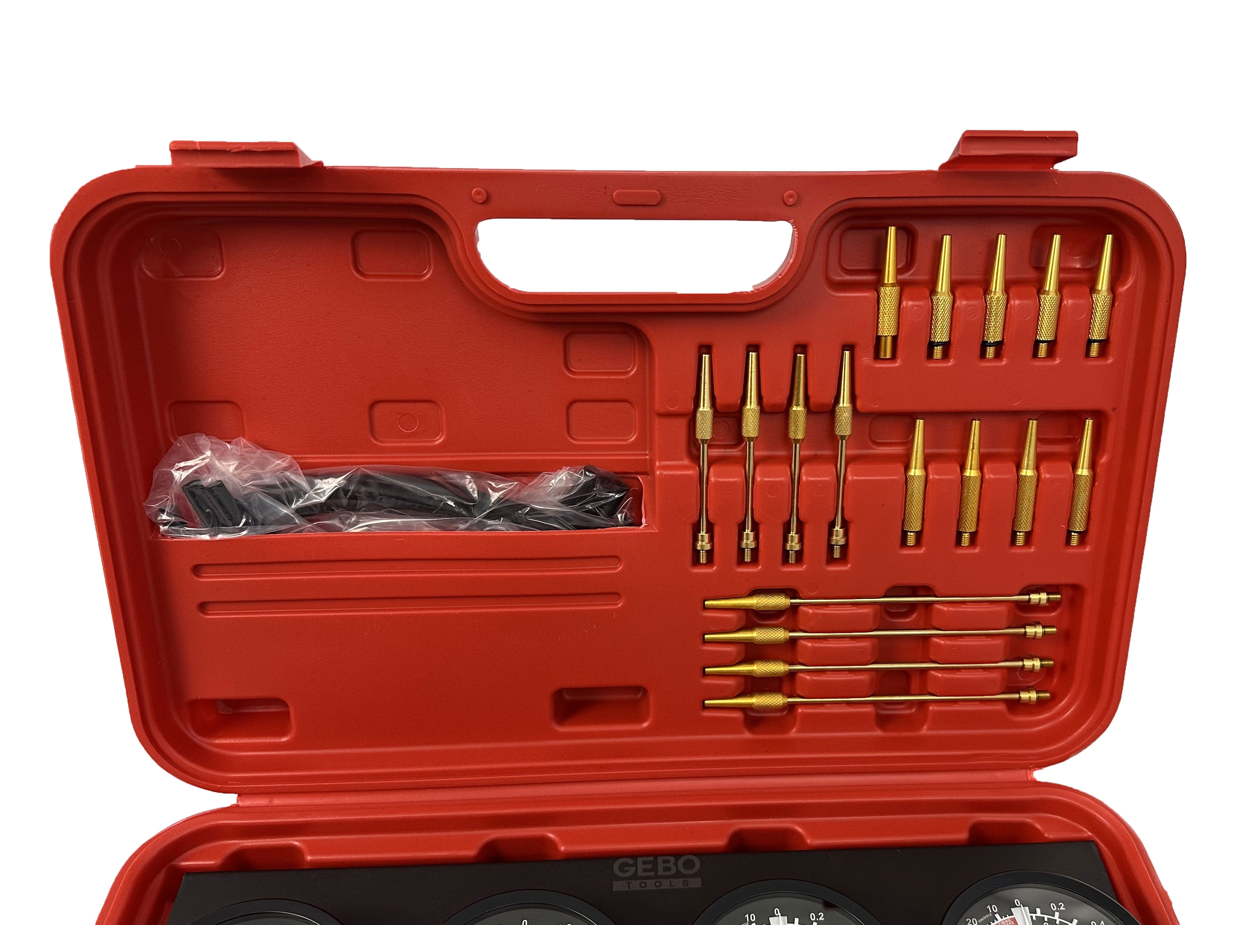 Synchronizácia karburátora - tester vákua a tlaku Gebo Tools