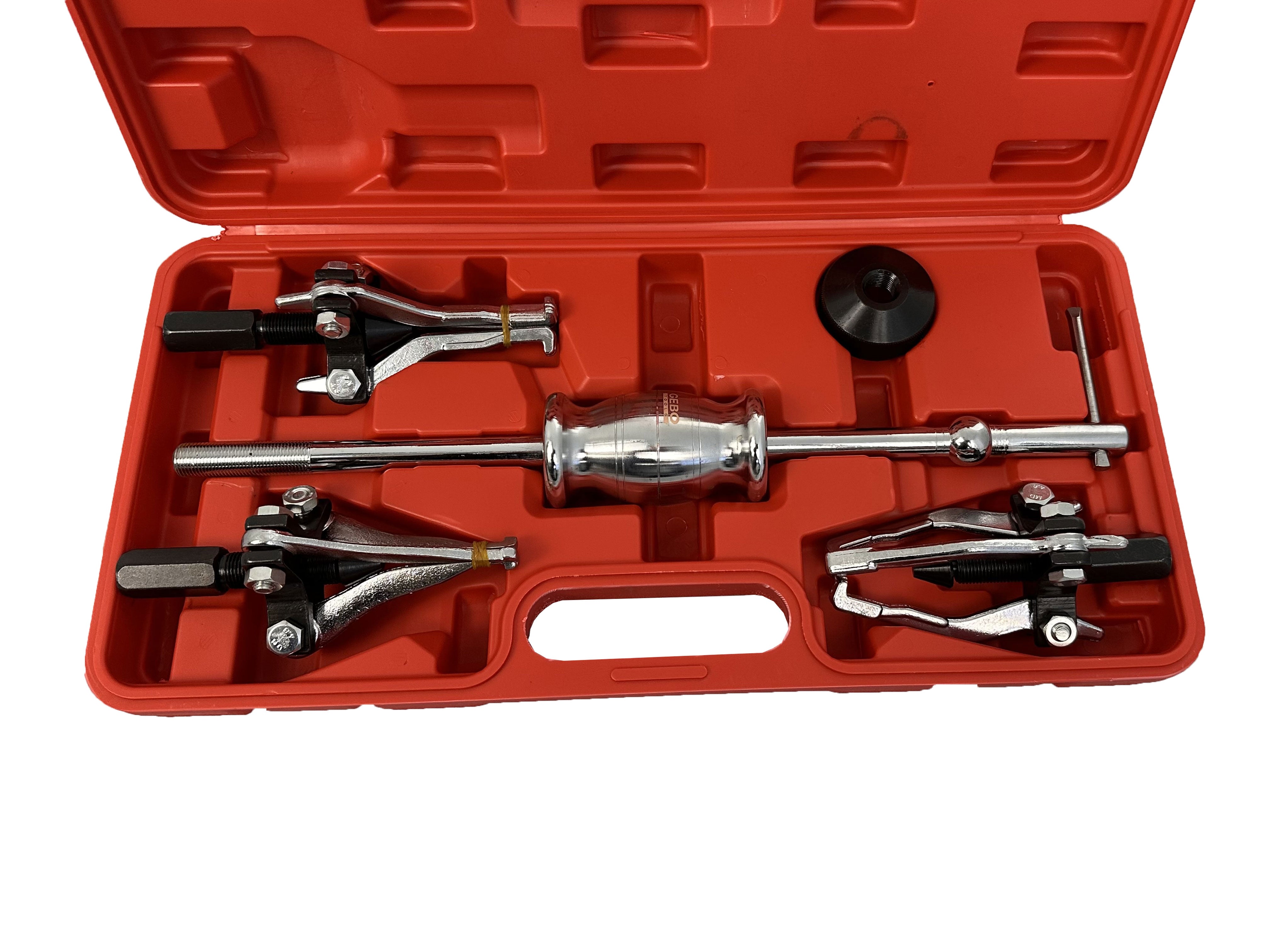 Sada sťahovákov na vnútorné a vonkajšie ložiská s kladivom – Gebo Tools