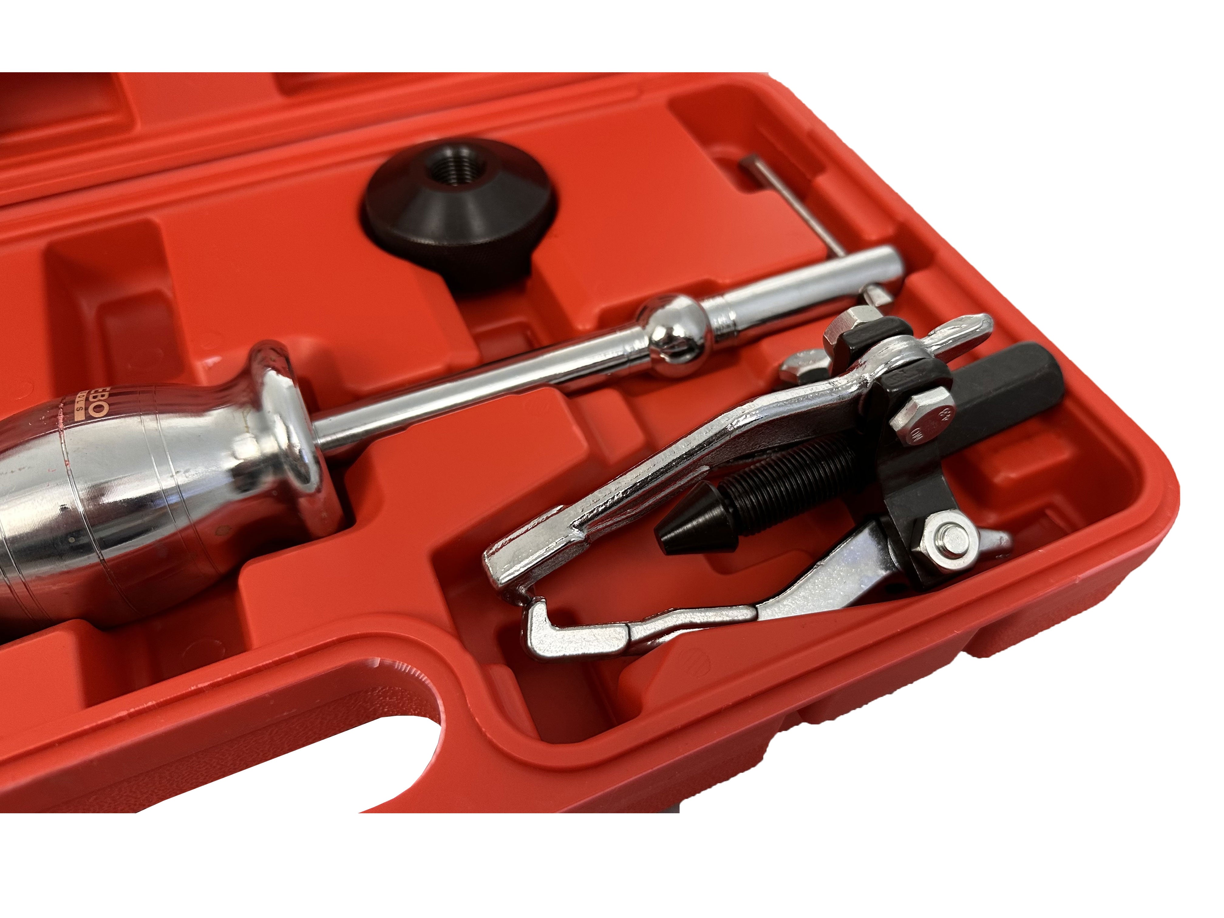 Sada sťahovákov na vnútorné a vonkajšie ložiská s kladivom – Gebo Tools