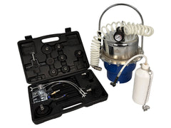 Zariadenie na odvzdušnenie a výmenu brzdovej kvapaliny s adaptérmi, univerzálne, Gebo Tools