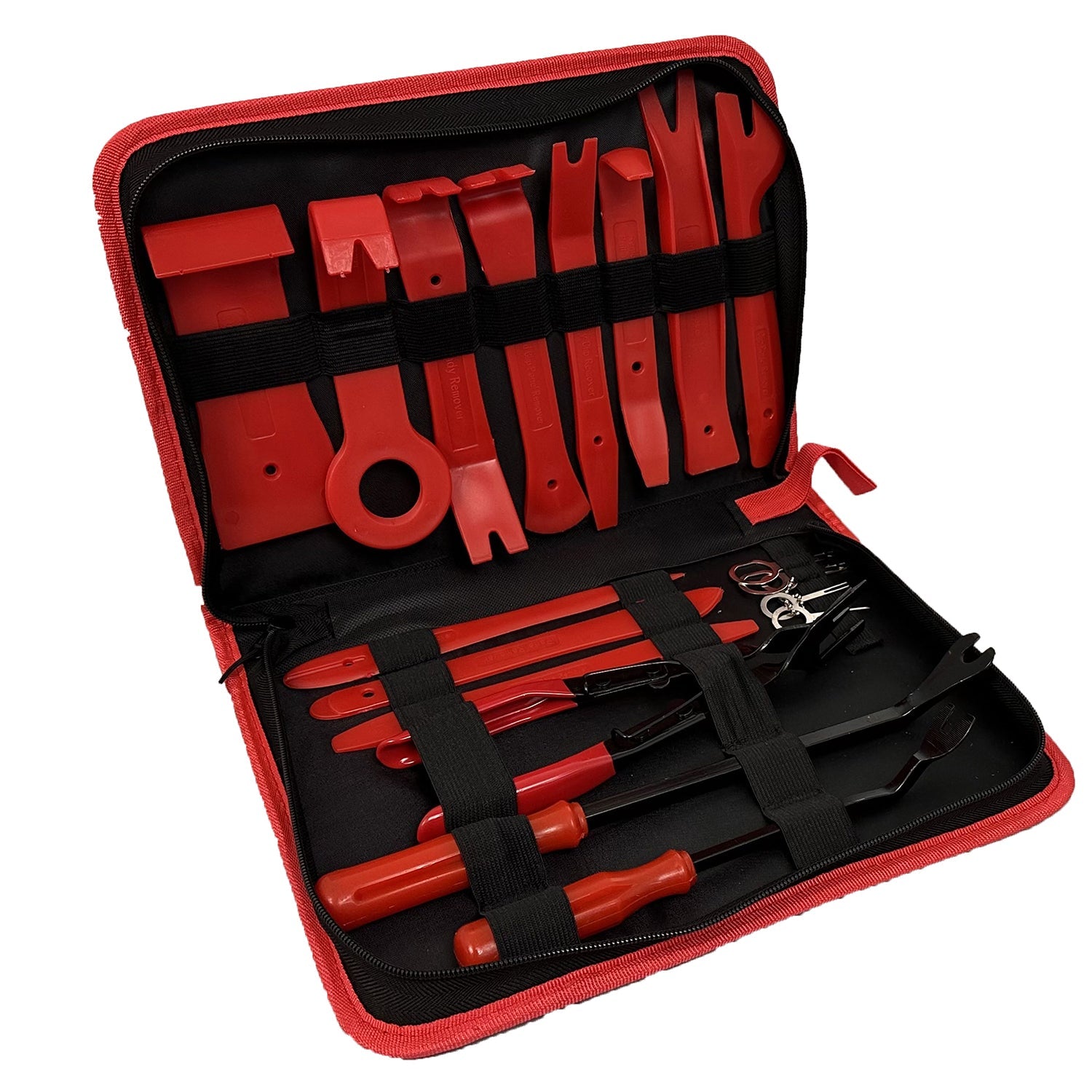 Sada na demontáž autorádií, klipov a čalúnenia – 20 kusov – Gebo Tools