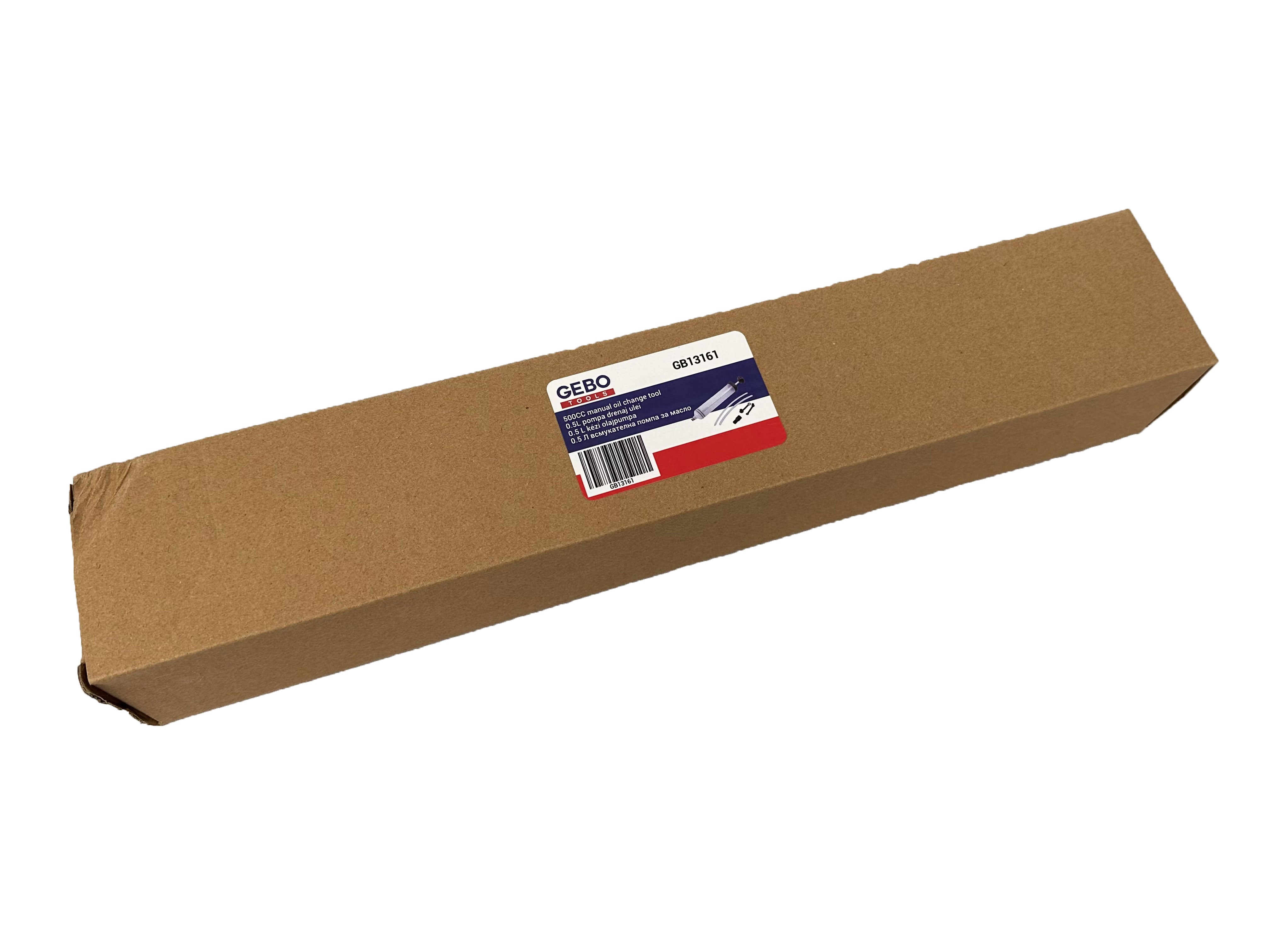 Ručná pumpa - odsávačka a plnička oleja 0,5l Gebo Tools