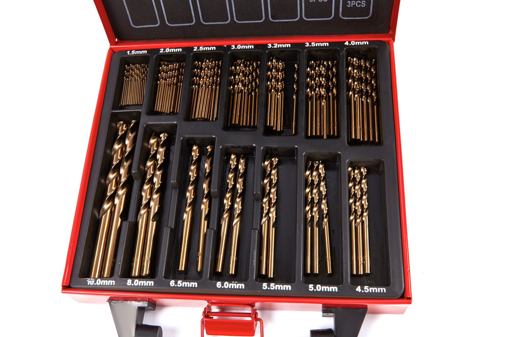 Sada vrtákov HSS, 5% kobalt, 99ks HBM Machines Holandsko