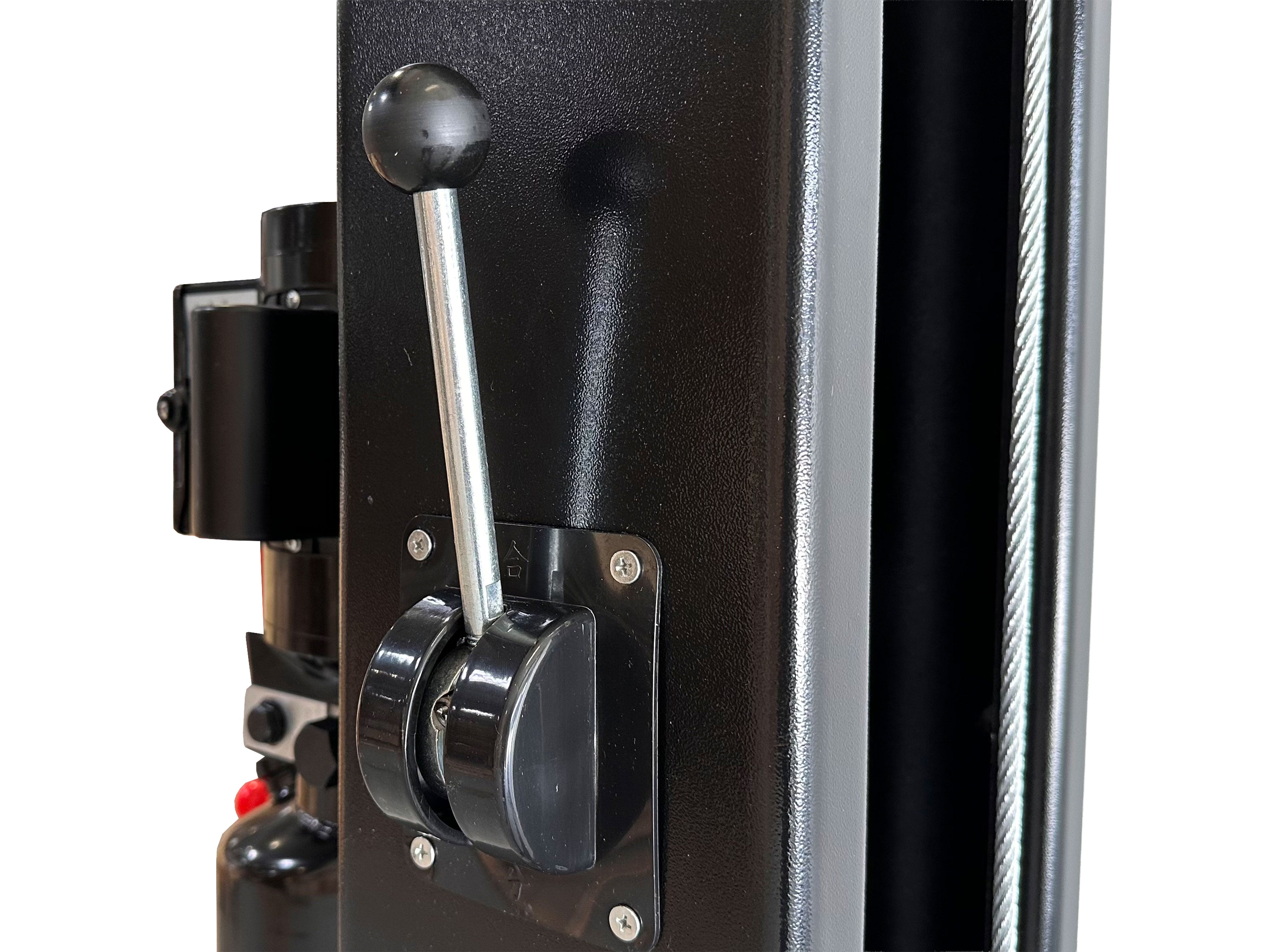 Dvojstĺpový elektrohydraulický zdvihák s manuálnym odblokovaním 4t 230V + olej zdarma