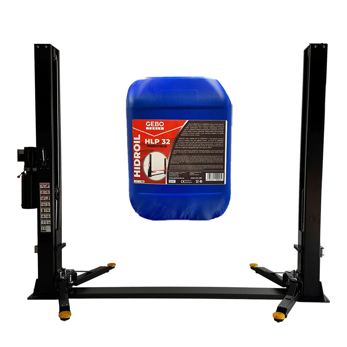 Dvojstĺpový elektrohydraulický zdvihák s manuálnym odblokovaním 4t 230V + olej zdarma