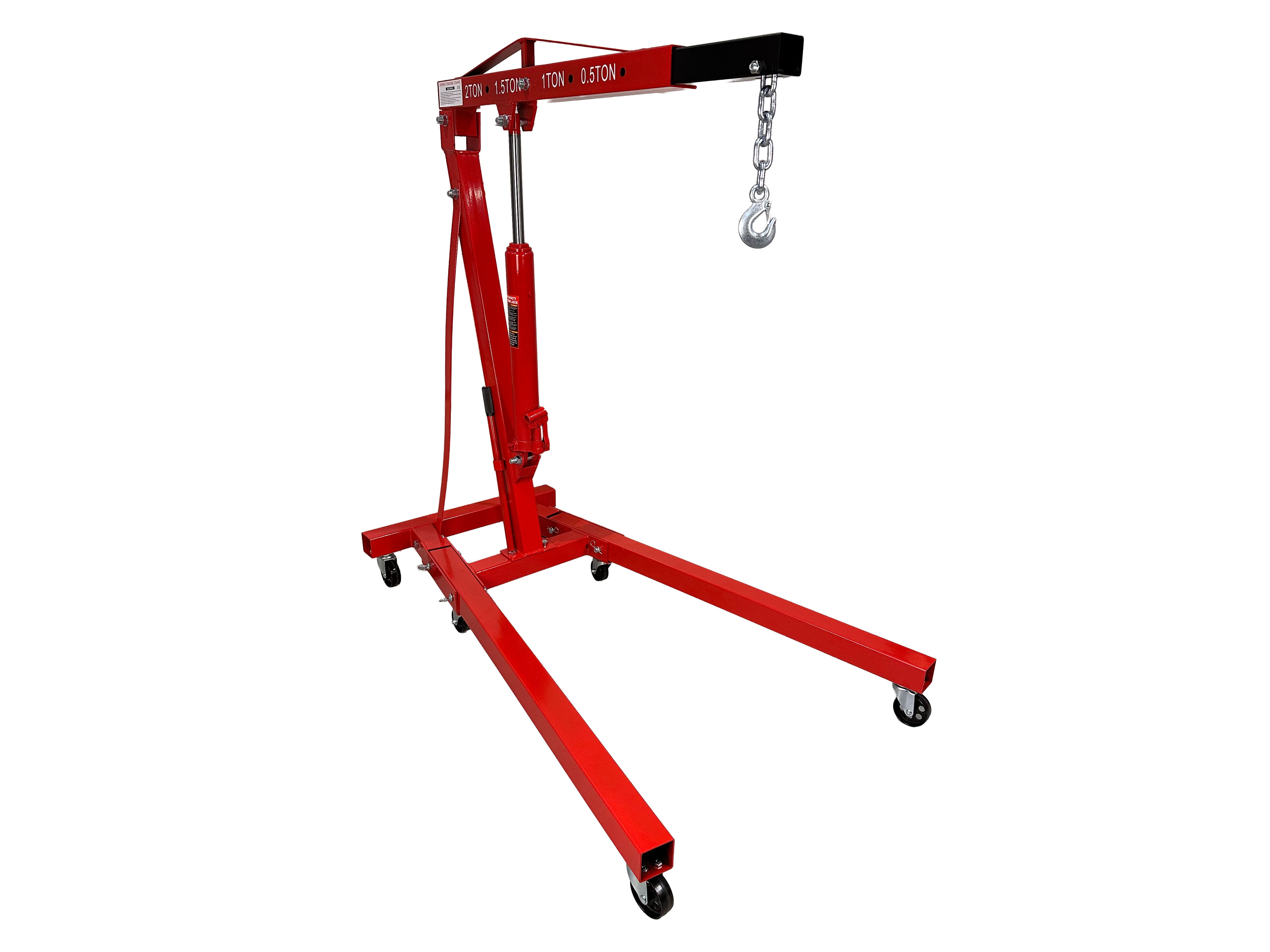 Hydraulický žeriav - žirafa 2t, skladací