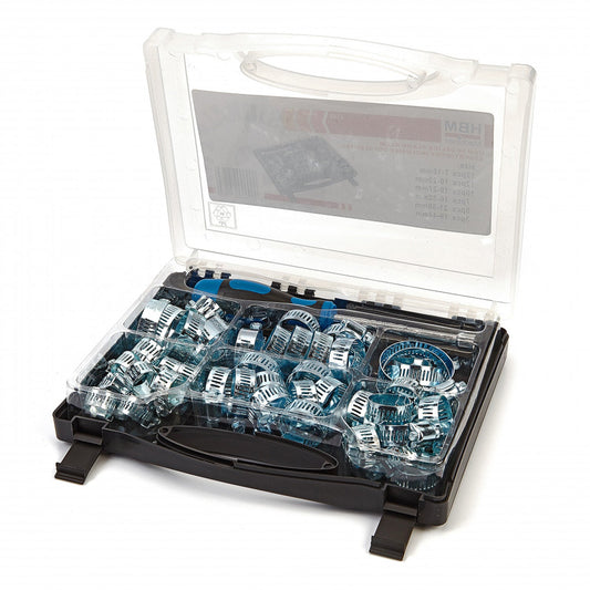 Sada kovových hadicových spon so skrutkovačom 50ks