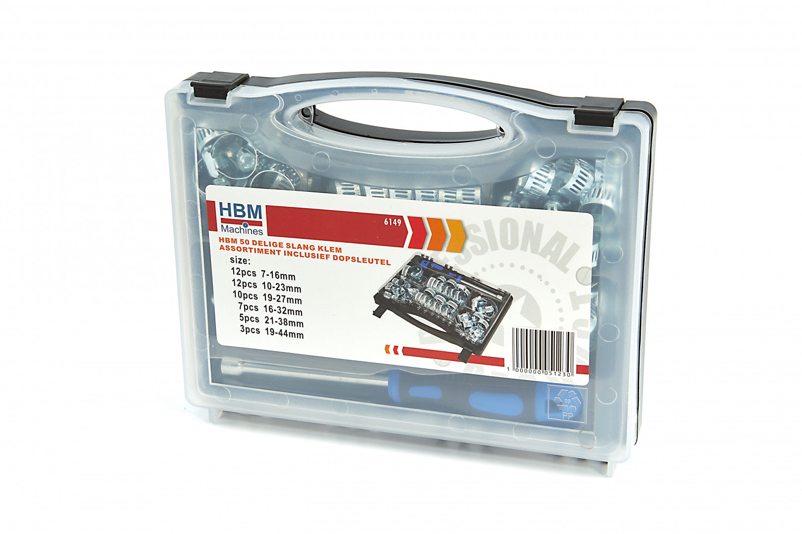 Sada kovových spon so skrutkovačom 50 kusov