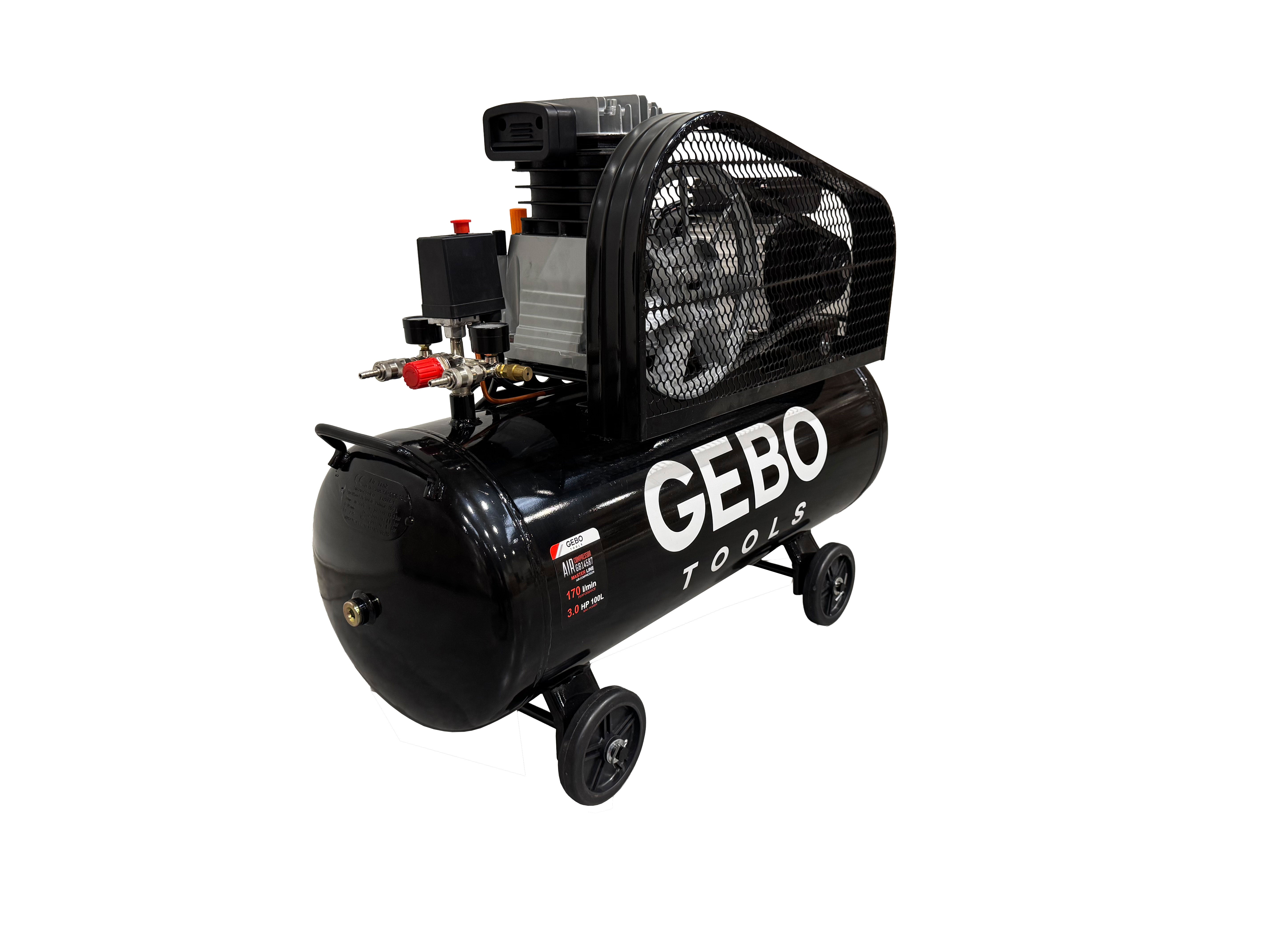 Vzduchový kompresor 100l 3hp 220V Gebo Tools