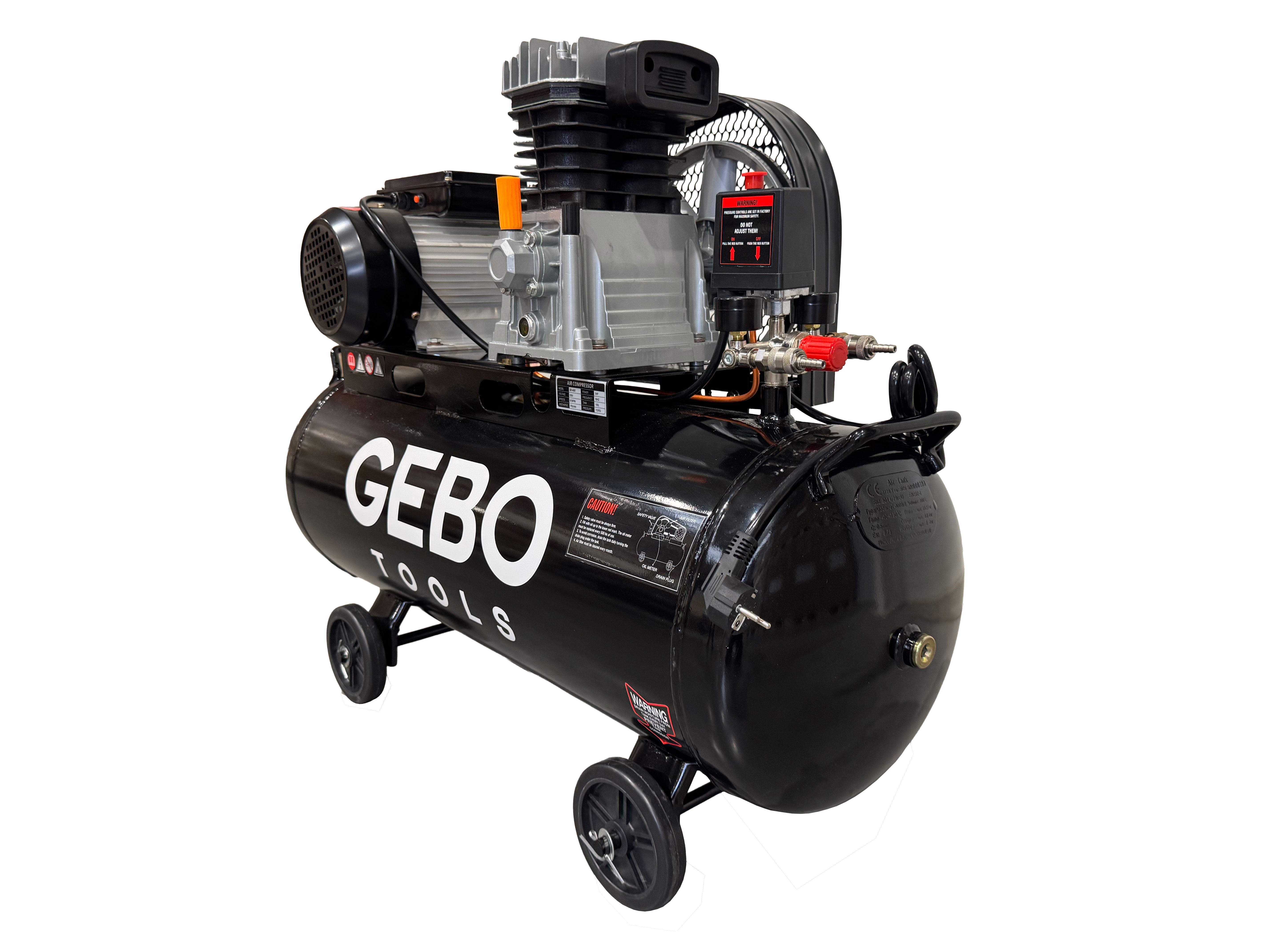 Vzduchový kompresor 100l 3hp 220V Gebo Tools