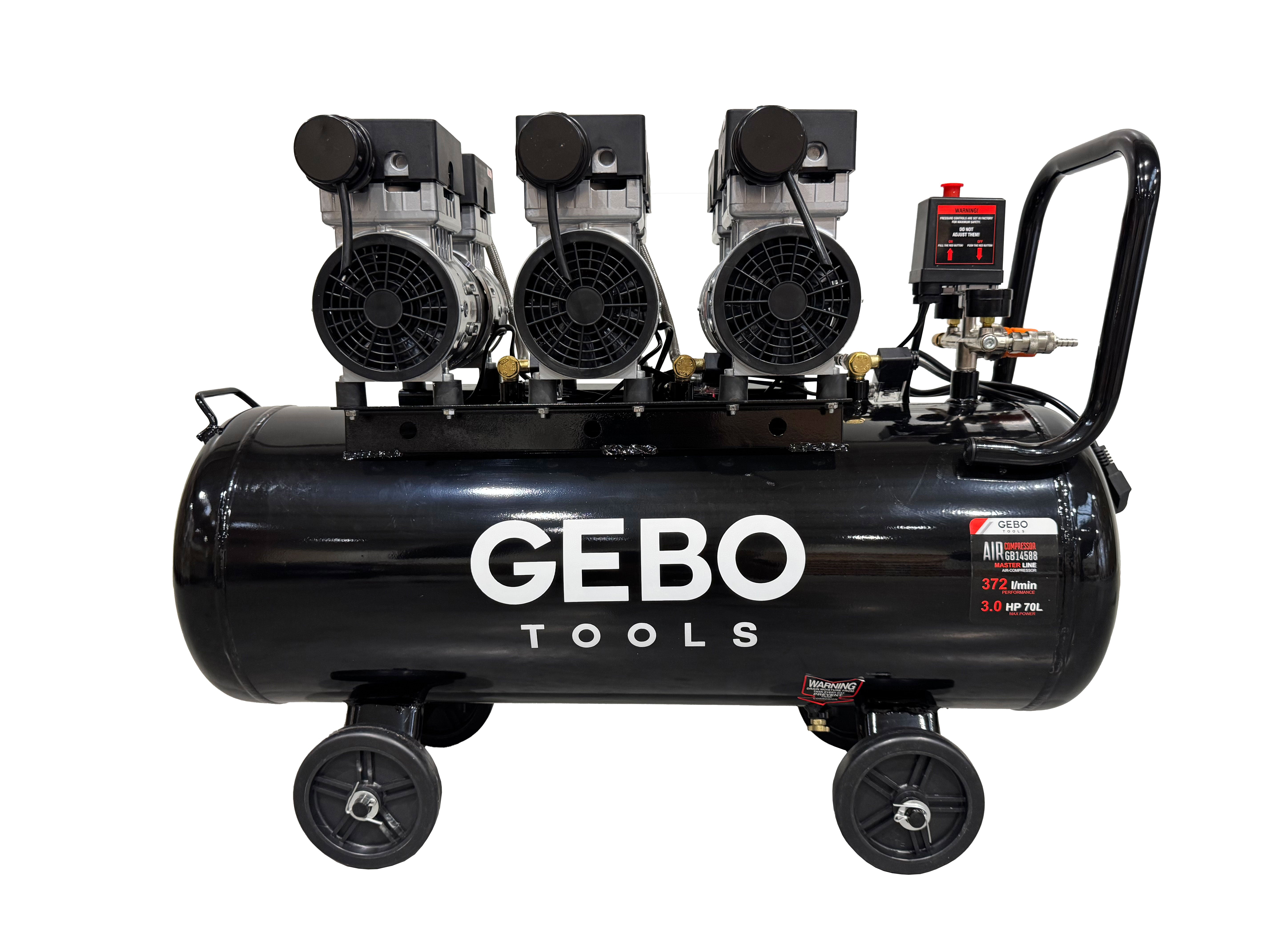 Tichý kompresor 70l M2 Gebo Tools