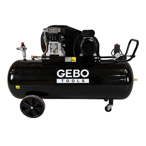 Profesionálny kompresor 200l 3hp 230V Gebo Tools