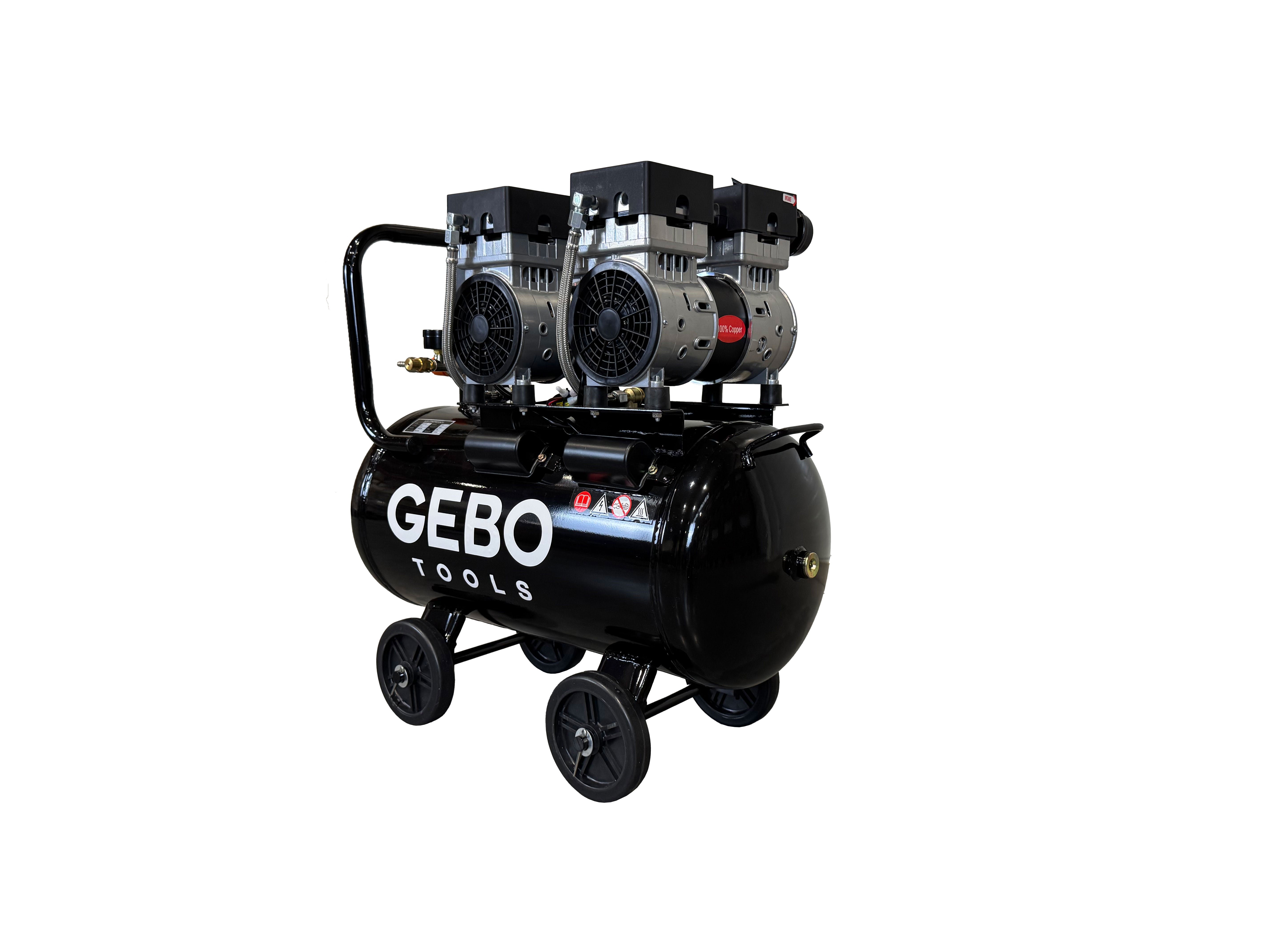 Tichý bezolejový kompresor 50l Gebo Tools