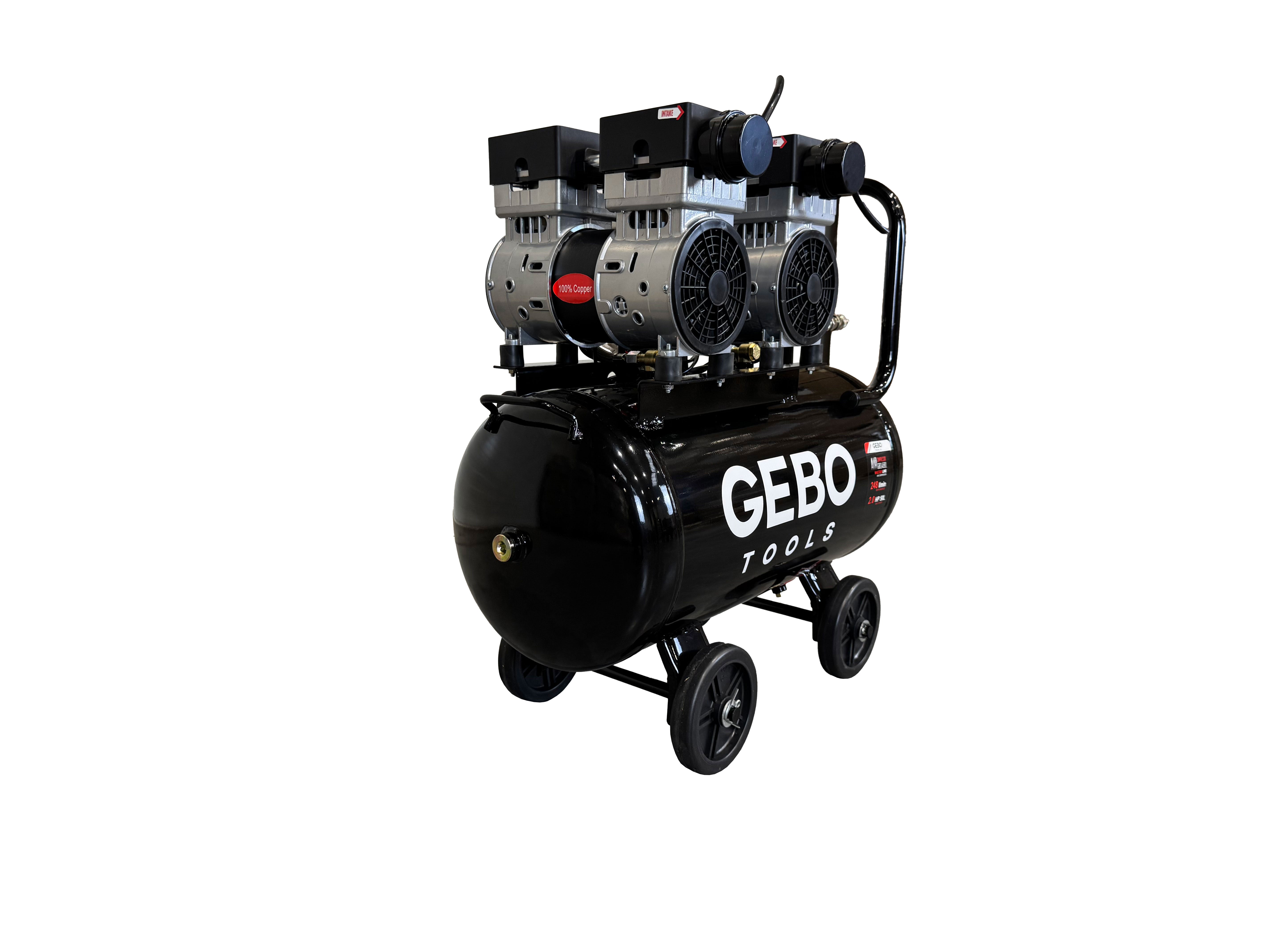 Tichý bezolejový kompresor 50l Gebo Tools