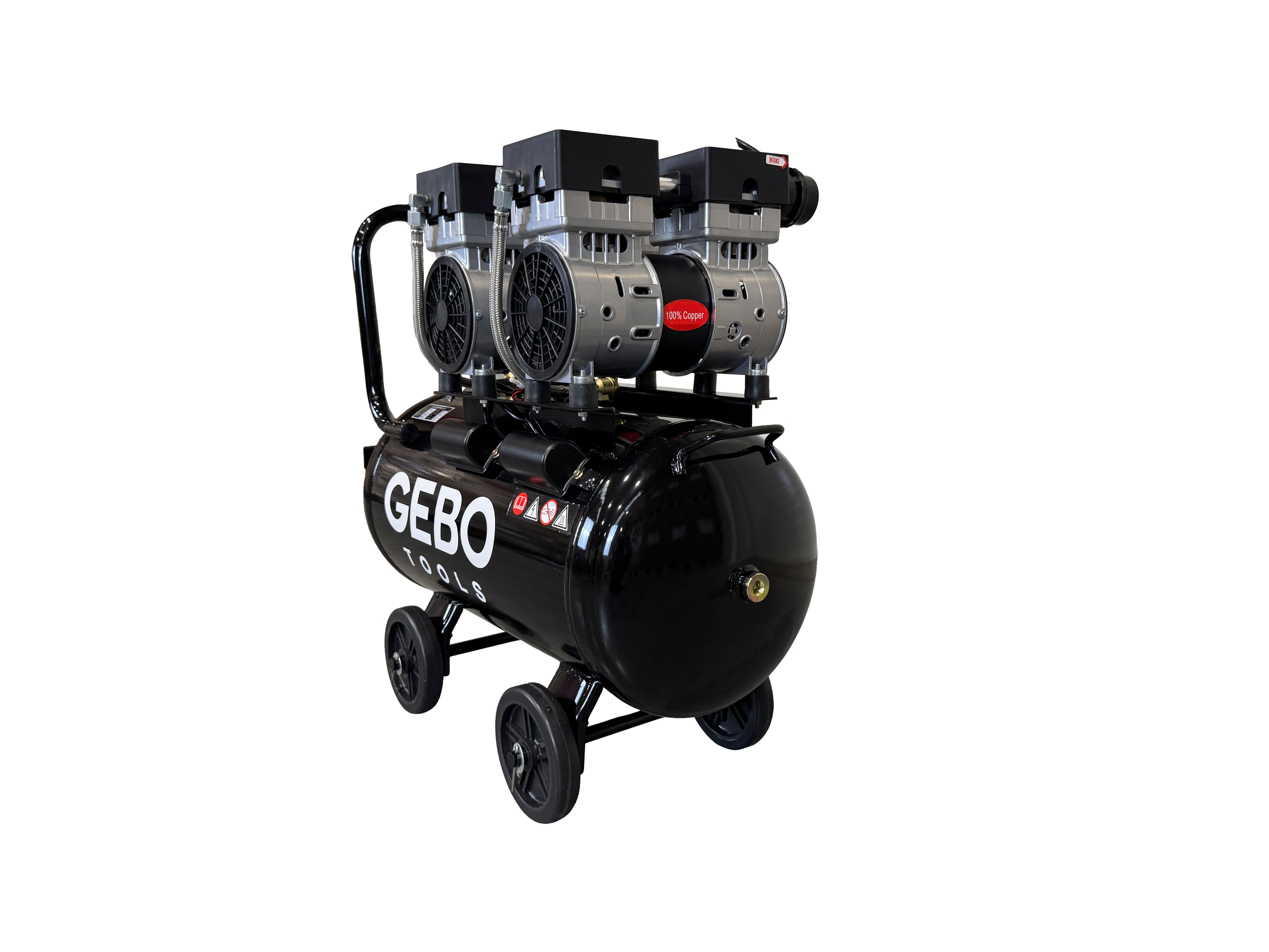 Tichý bezolejový kompresor 50l Gebo Tools