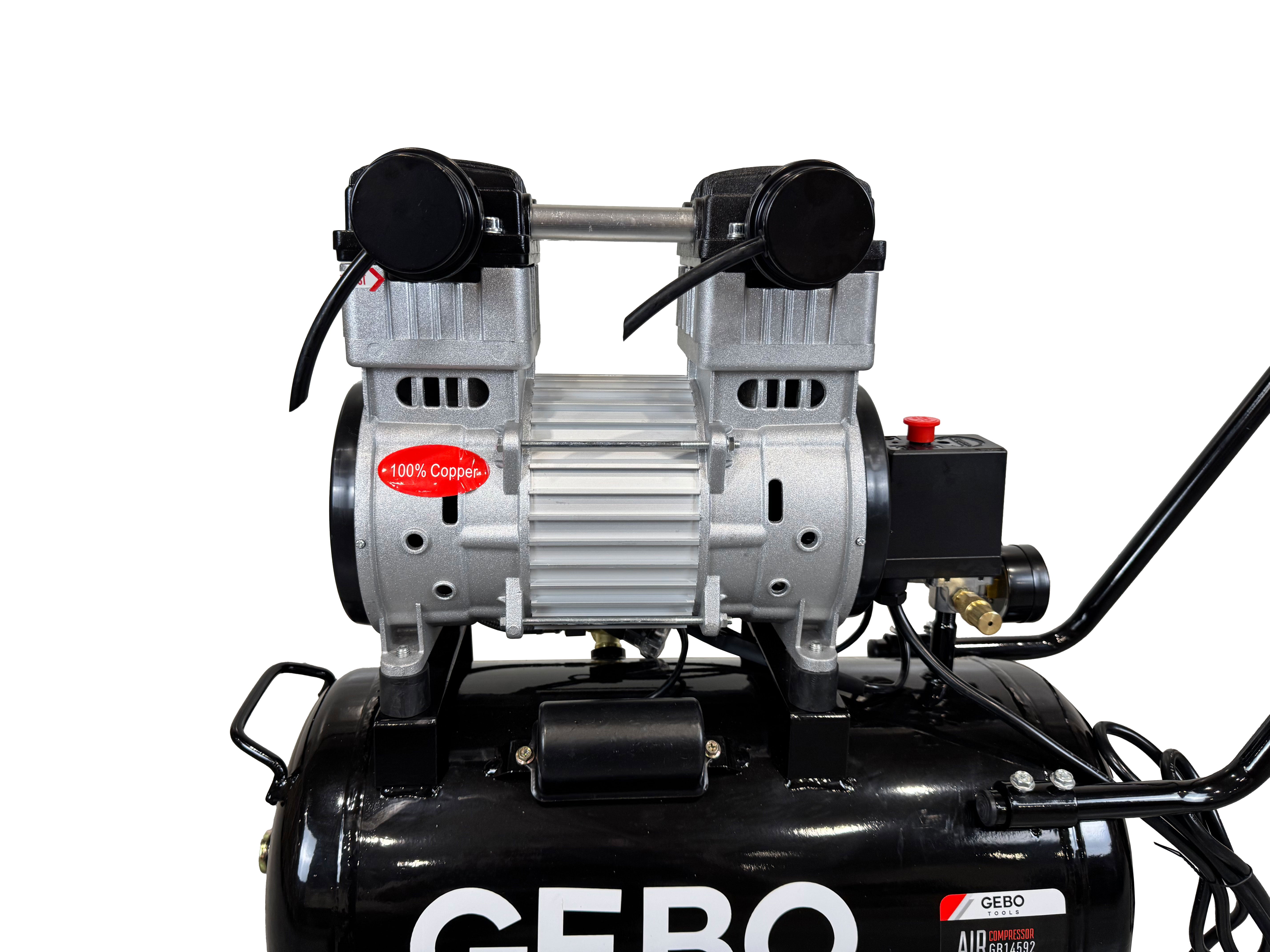 Tichý bezolejový kompresor 30l Gebo Tools