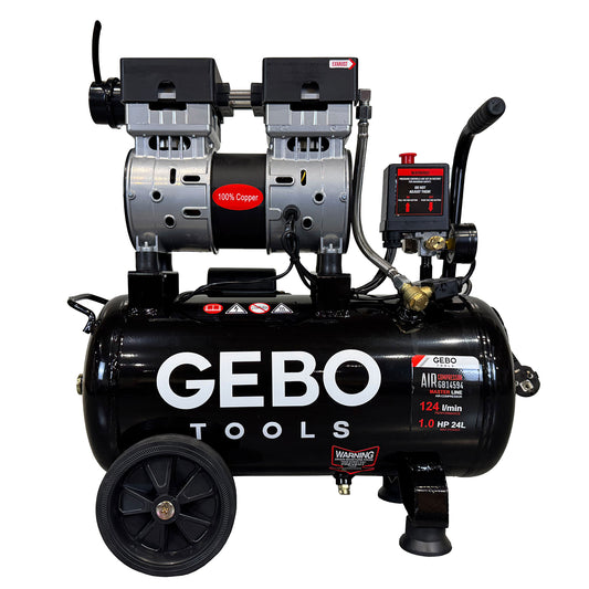 Tichý bezolejový kompresor 24l Gebo Tools